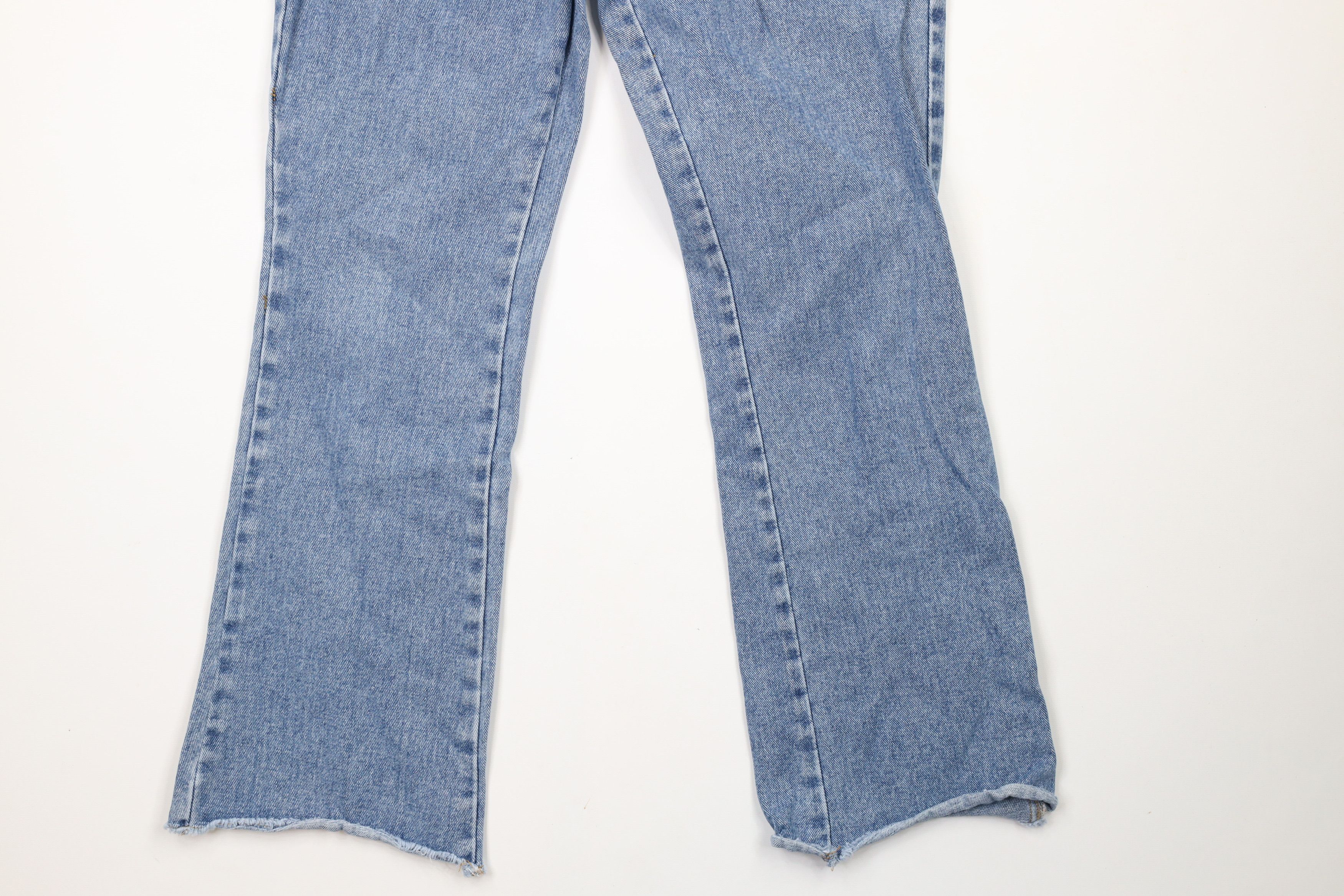 Vintage Vintage Y2K Streetwear Wide Leg Flared Denim Jeans Blue Size 30" / US 8 / IT 44 - 4 Thumbnail