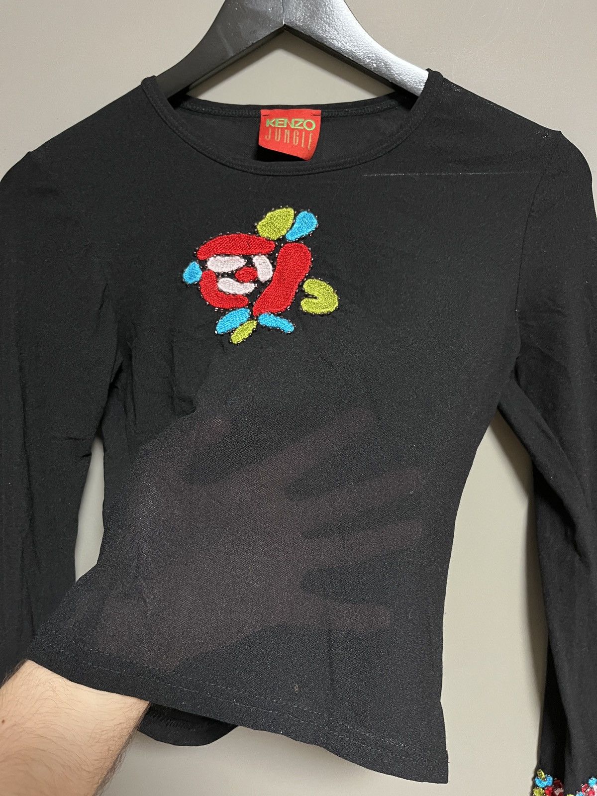 Kenzo Kenzo Jungle Mesh Top With Flowers Application Size S / US 4 / IT 40 - 5 Thumbnail