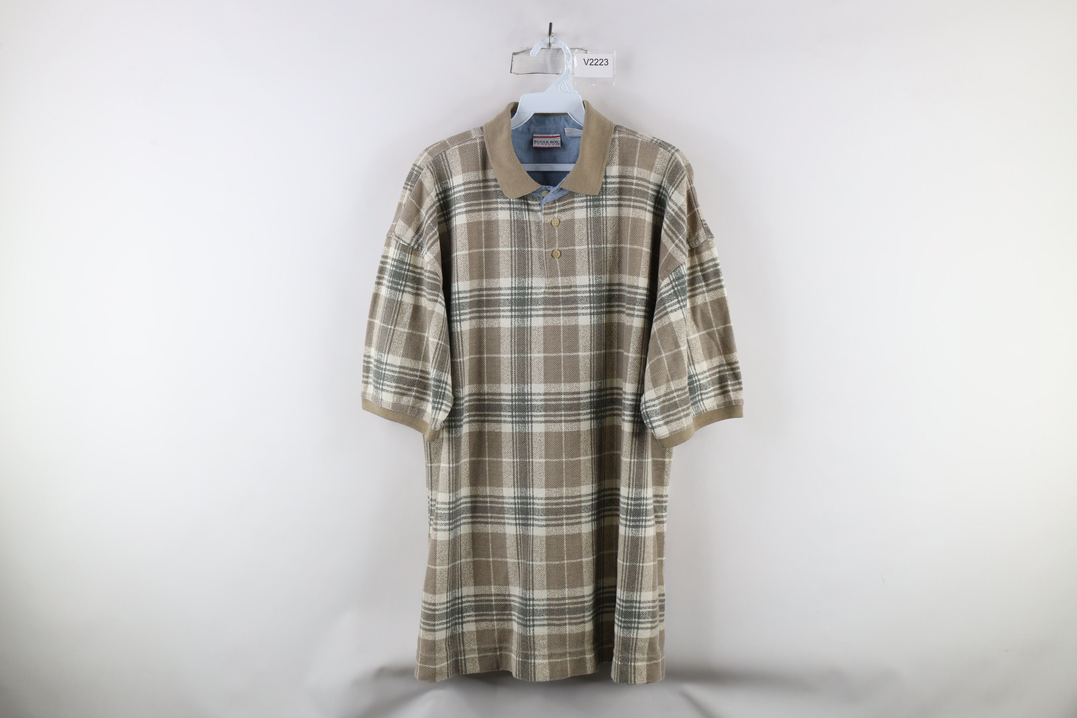 Vintage Vintage 90s Streetwear Short Sleeve Collared Polo Shirt Size US L / EU 52-54 / 3 - 1 Thumbnail
