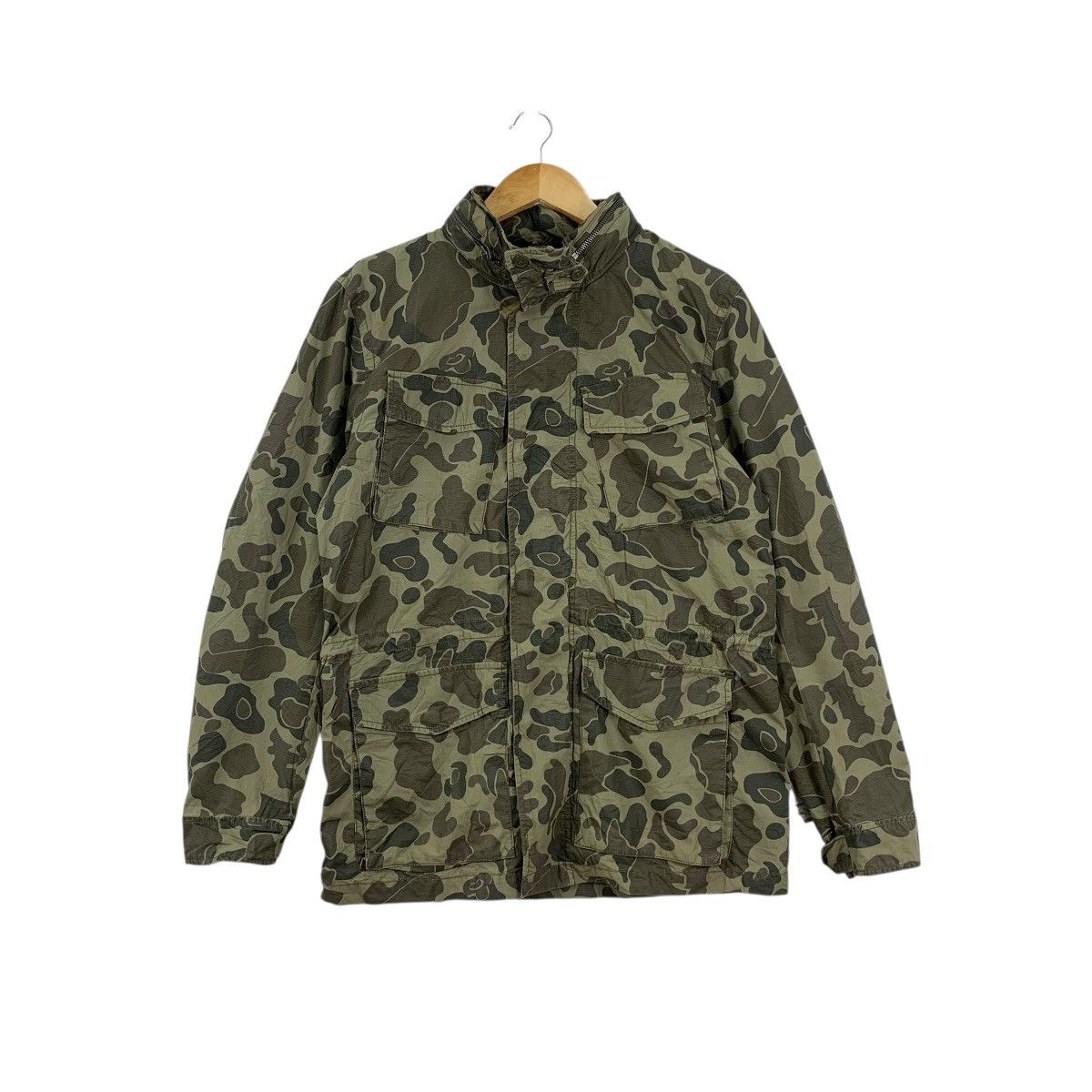 Gap Vintage GAP DUCK FROGSKIN Camouflage Outdoor Jacket Heavy Size US M / EU 48-50 / 2 - 1 Thumbnail