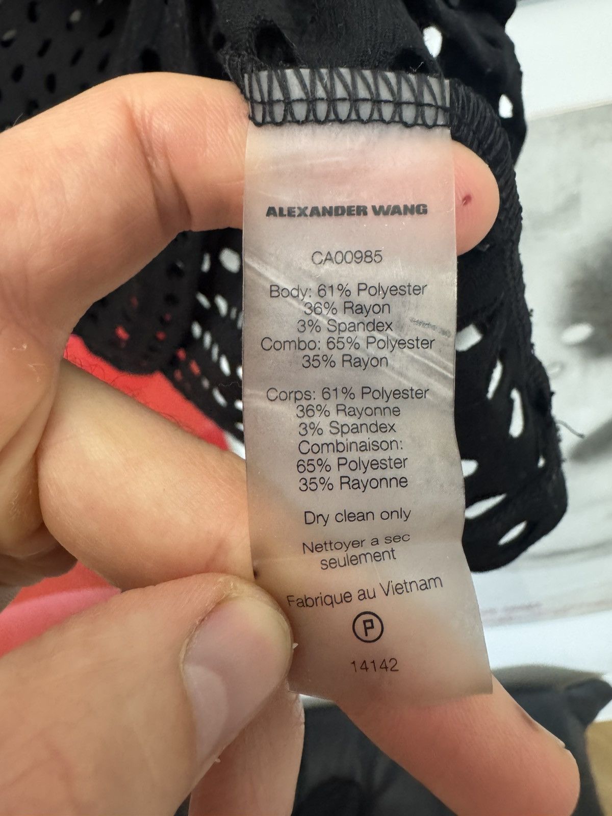 Alexander Wang Alexander Wang Oversize Transparent Designer Tee Streetwear Size US M / EU 48-50 / 2 - 4 Thumbnail