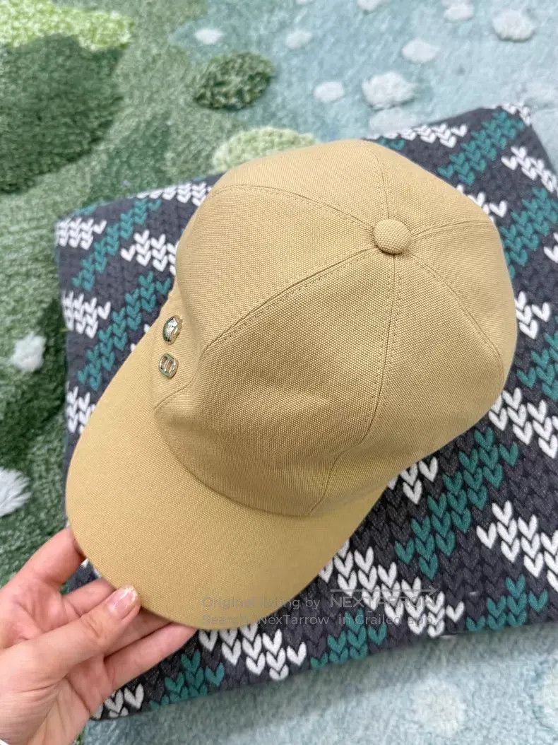 Hermes Hermes size 58 Khaki Pig Nose Shell Baseball Cap Size ONE SIZE - 3 Thumbnail
