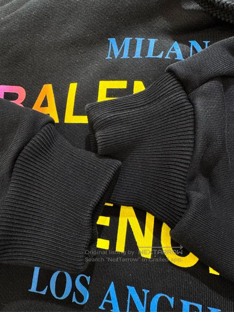 Balenciaga Balenciaga Black Hooded Sweatshirt, XS size Size US XS / EU 42 / 0 - 7 Thumbnail