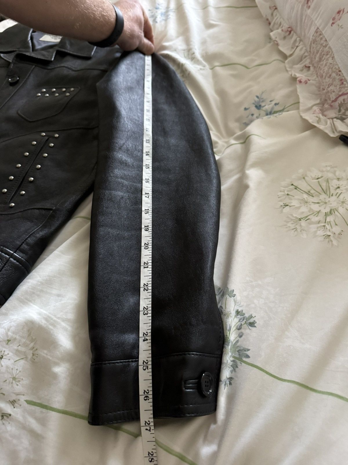 Celine FW20 Celine Hedi Slimane studded leather jacket 54 blouson Size US L / EU 52-54 / 3 - 7 Thumbnail