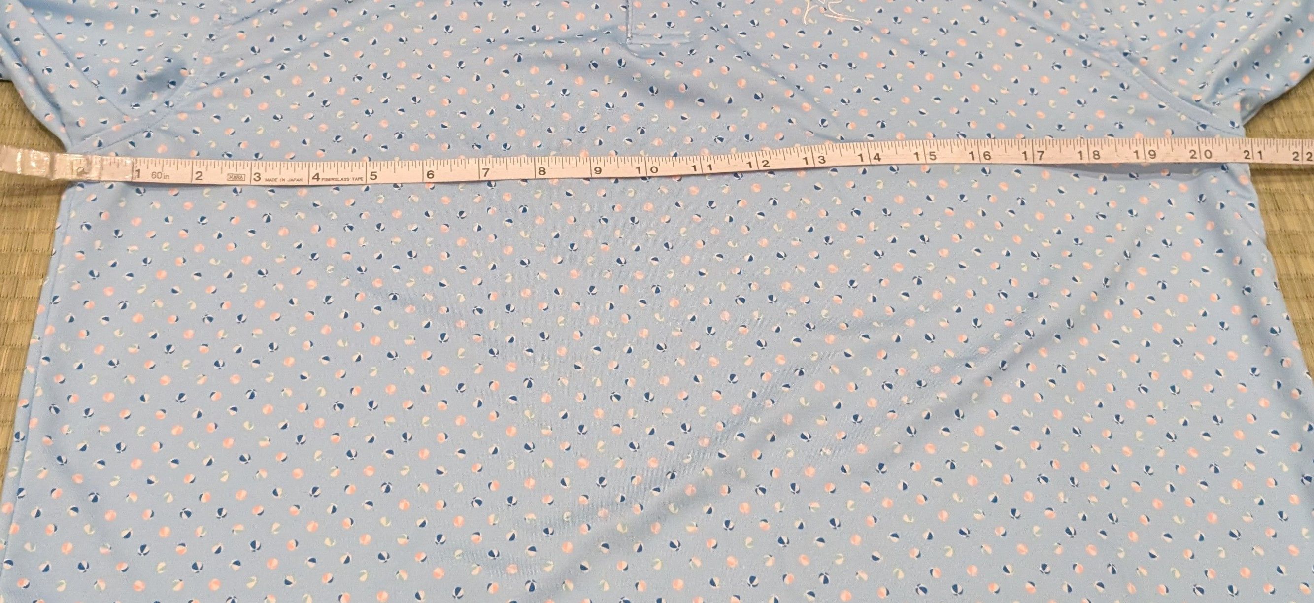 Other Rhoback Beach Ball Print Polo Light Blue Made in South Korea Size US M / EU 48-50 / 2 - 6 Thumbnail