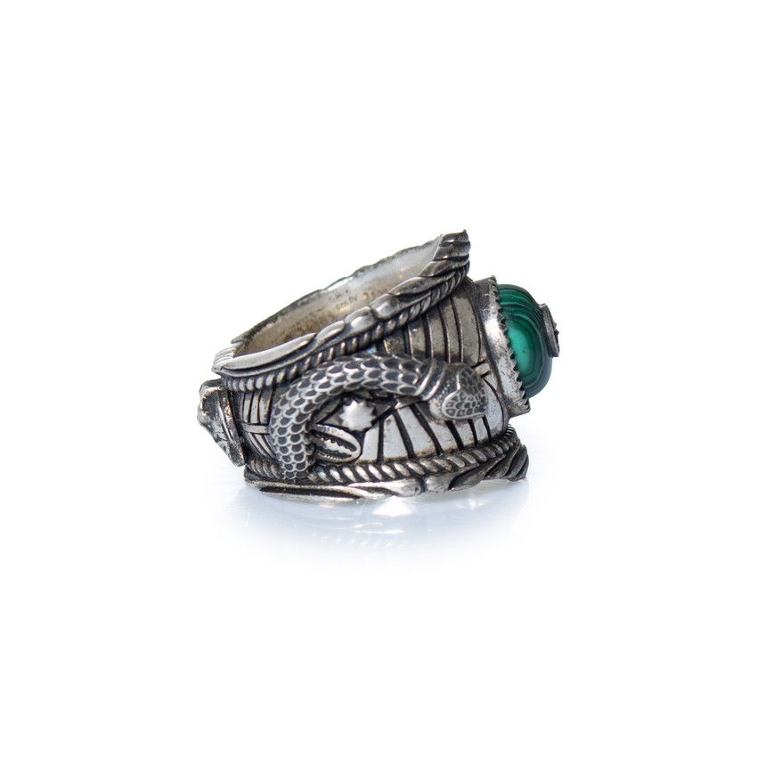 Gucci Gucci, silver garden logo ring Size ONE SIZE - 3 Thumbnail