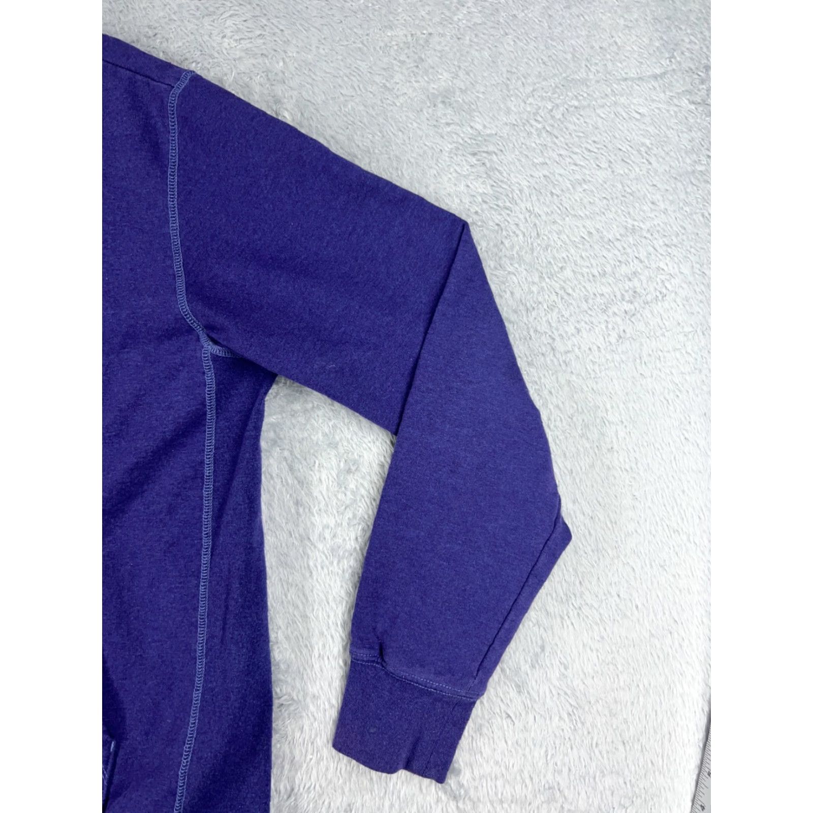 The North Face The North Face Sweater Womens Large Purple Long Sleeve Cotton Blend Jersey READ Size L / US 10 / IT 46 - 2 Thumbnail