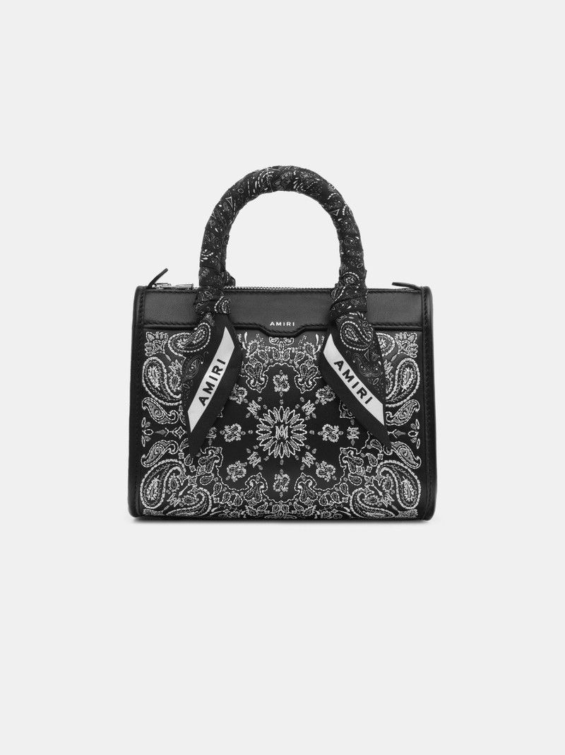 Amiri o1s1wg110426 Size: OS / Bandana Micro Triangle Bag in Black Size ONE SIZE - 1 Thumbnail
