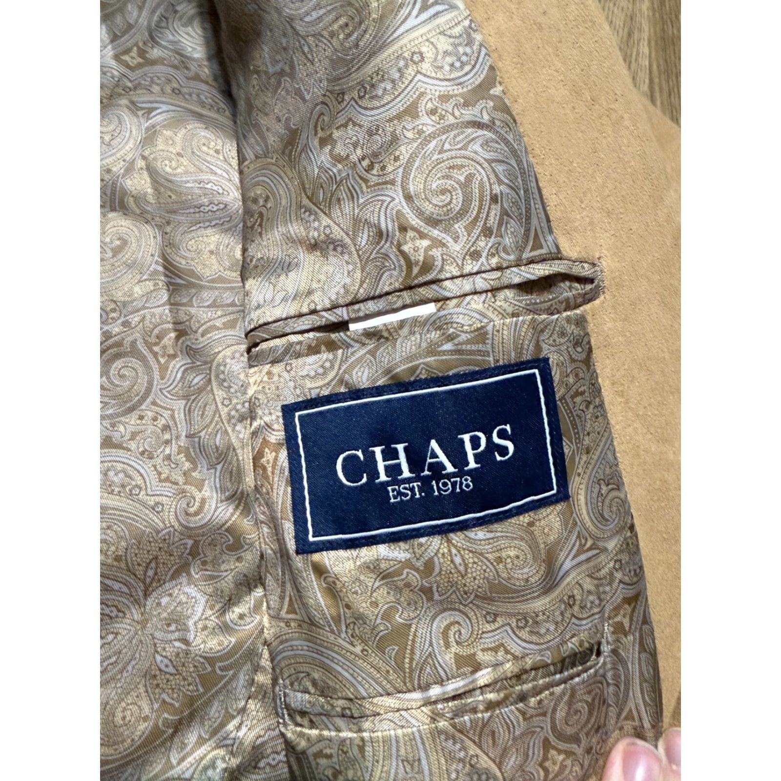 Chaps Chaps Jacket Men 44L Brown Long Sleeve Blazer Two-Buttons Casual Business Cardigan? Size US XXL / EU 58 / 5 - 7 Thumbnail