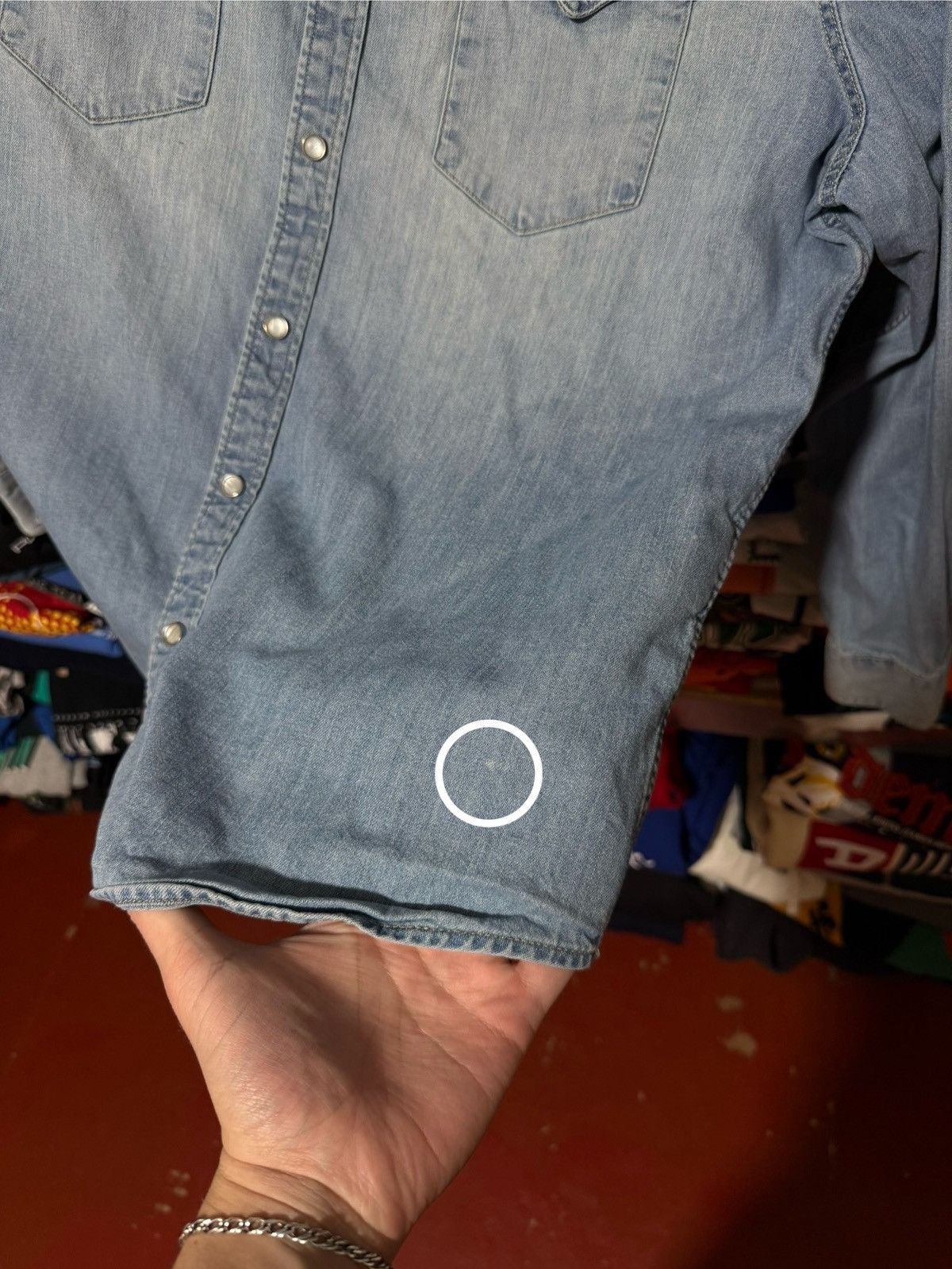 Levi's Vintage Levi's Denim Jeans Button Long Sleeve Shirt Y2K Hype Size US XL / EU 56 / 4 - 11 Thumbnail