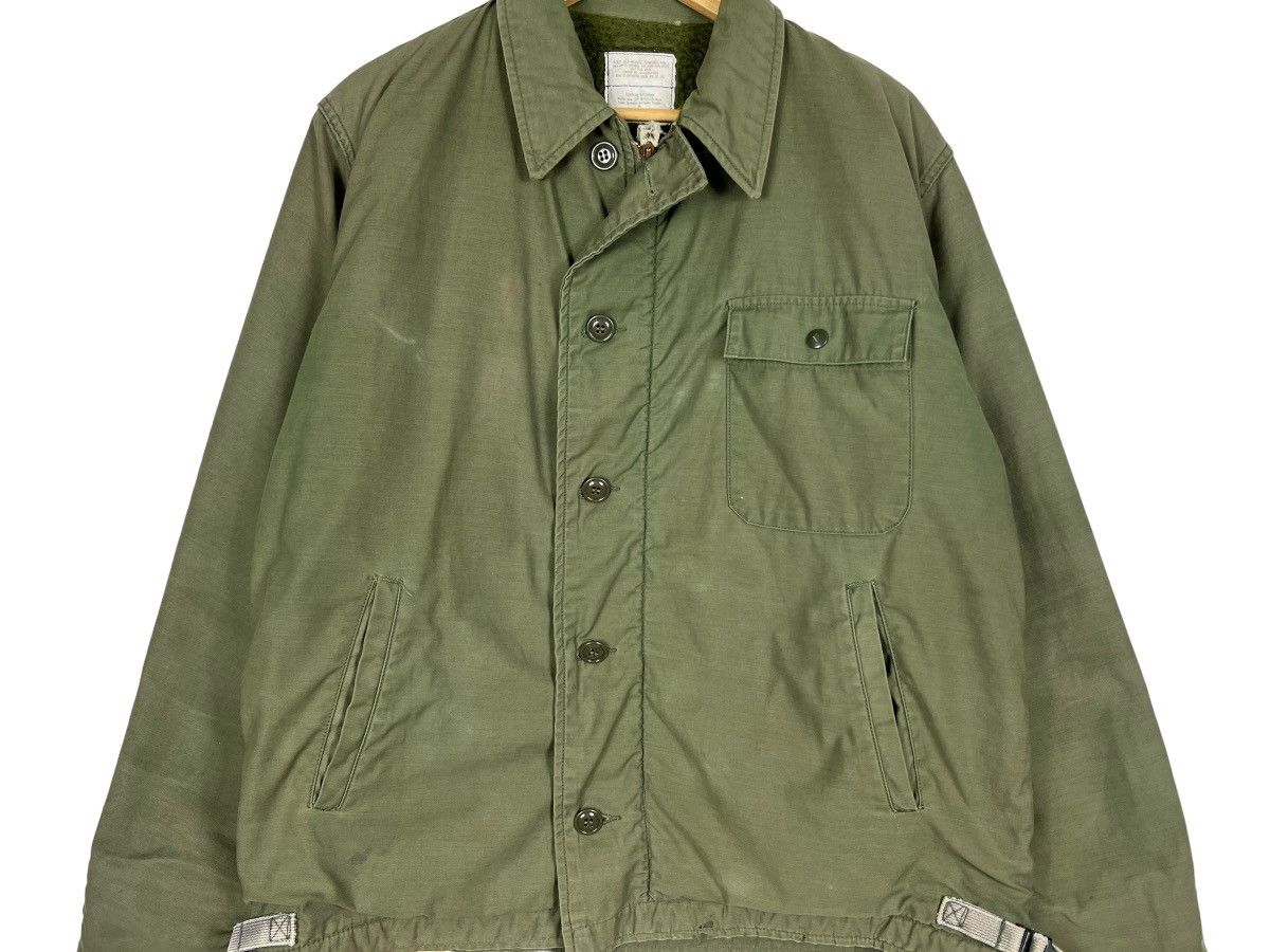 Vintage 🔥TRUE VINTAGE MILITARY NAVEDTRA N-1 DECK JACKET MADE IN USA Size US L / EU 52-54 / 3 - 8 Thumbnail