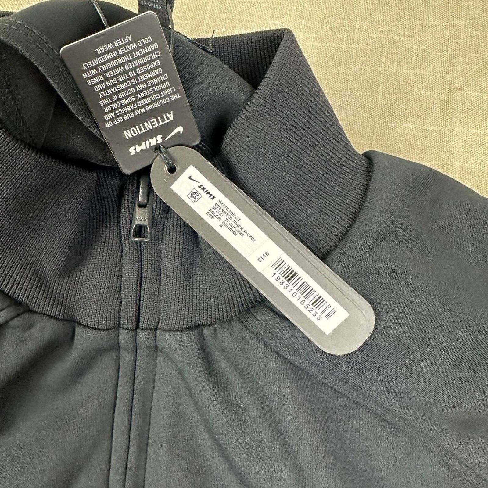 Nike Nike SKIMS Tricot Oversized Track Jacket Obsidian Women M Size M / US 6-8 / IT 42-44 - 4 Thumbnail