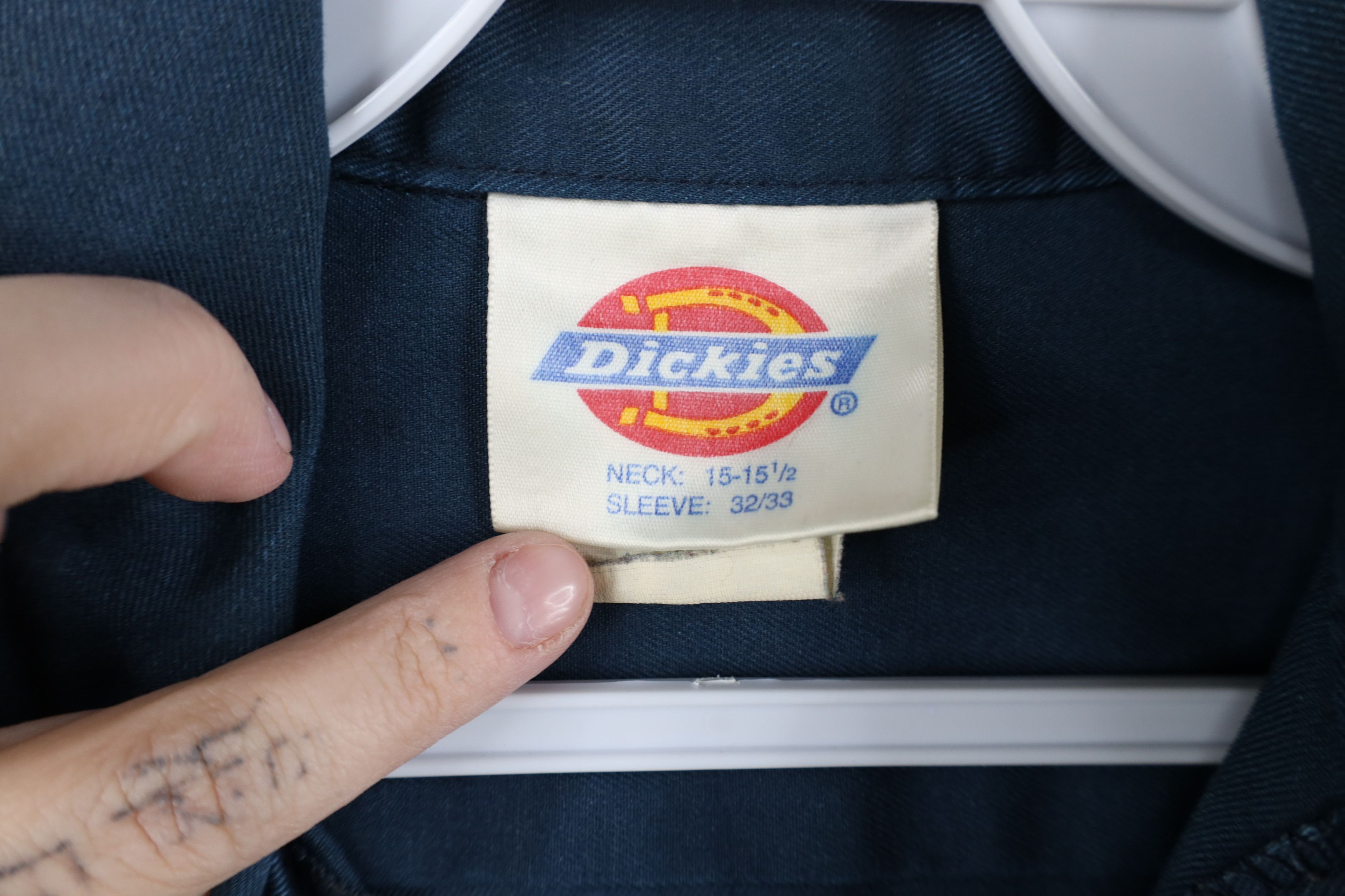 Dickies Vintage 90s Dickies Workwear Mechanic Button Shirt USA Size US M / EU 48-50 / 2 - 9 Thumbnail