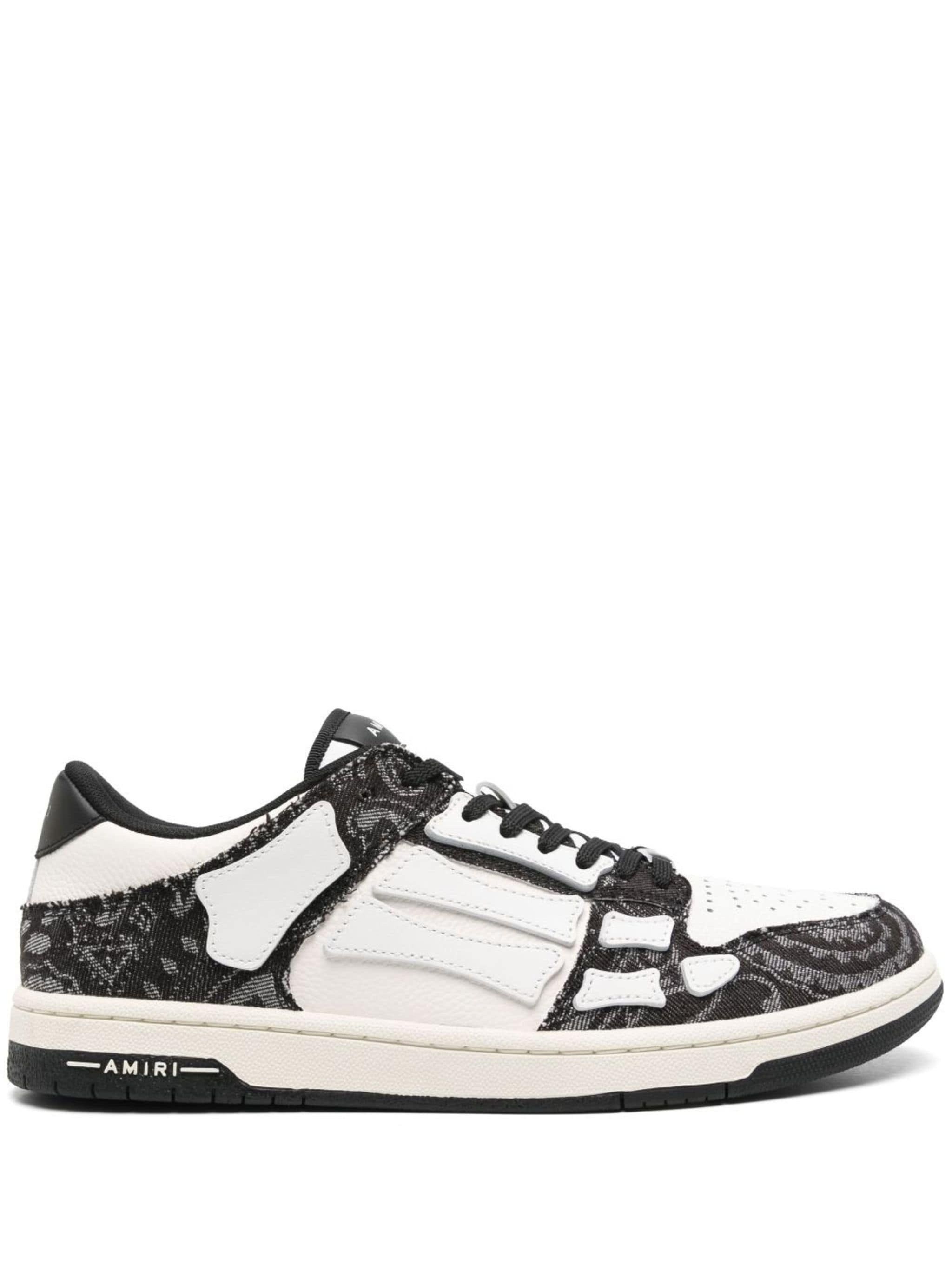 Amiri o1s1wg111125 Bandana Denim Sneakers in Multicolor Size US 12 / EU 45 - 1 Thumbnail