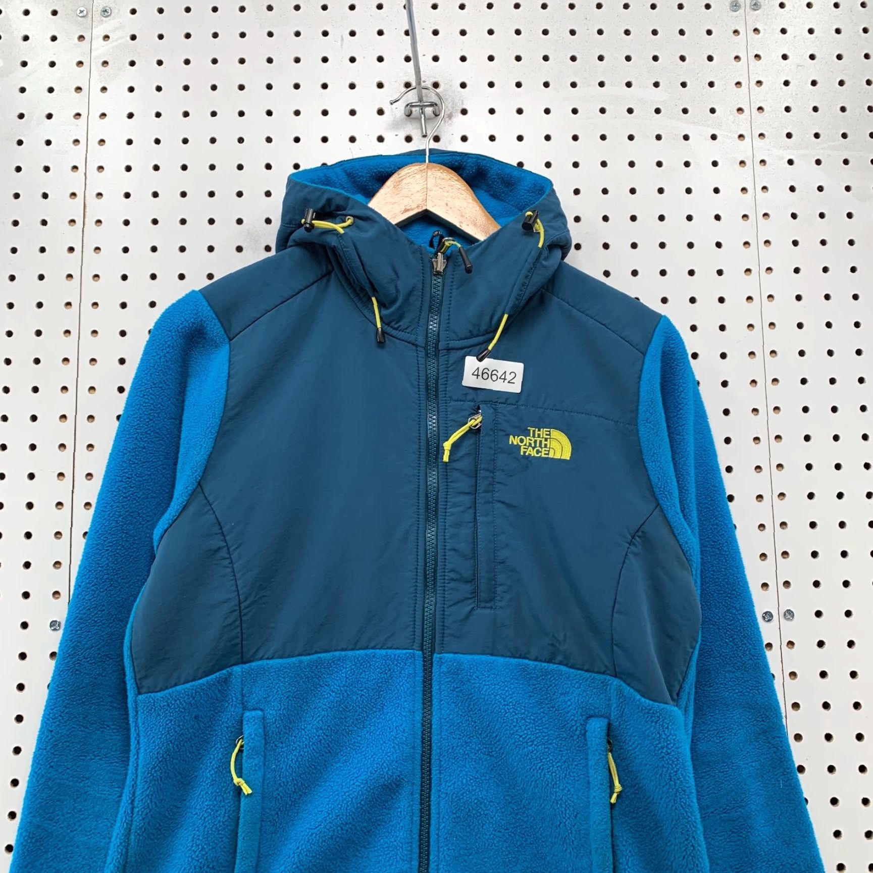 The North Face The North Face Denali Jacket Womens Small Blue Fleece Hooded Zip Polartec Size S / US 4 / IT 40 - 4 Thumbnail