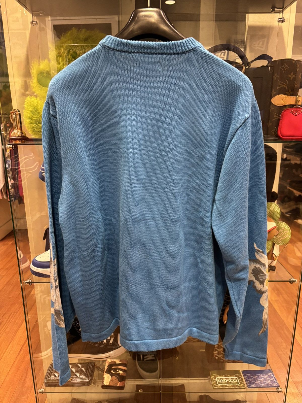 Stussy Stüssy Floral Knit Sweater Size US XXL / EU 58 / 5 - 2 Thumbnail