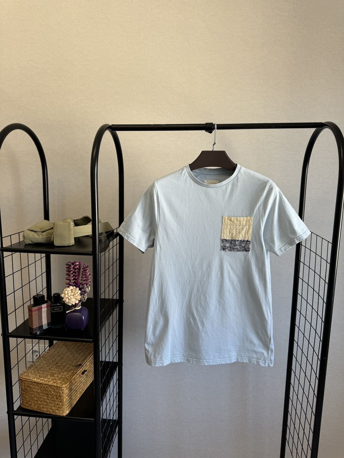 Folk Folk pocket pattern blue tee shirt Size US M / EU 48-50 / 2 - 1 Thumbnail