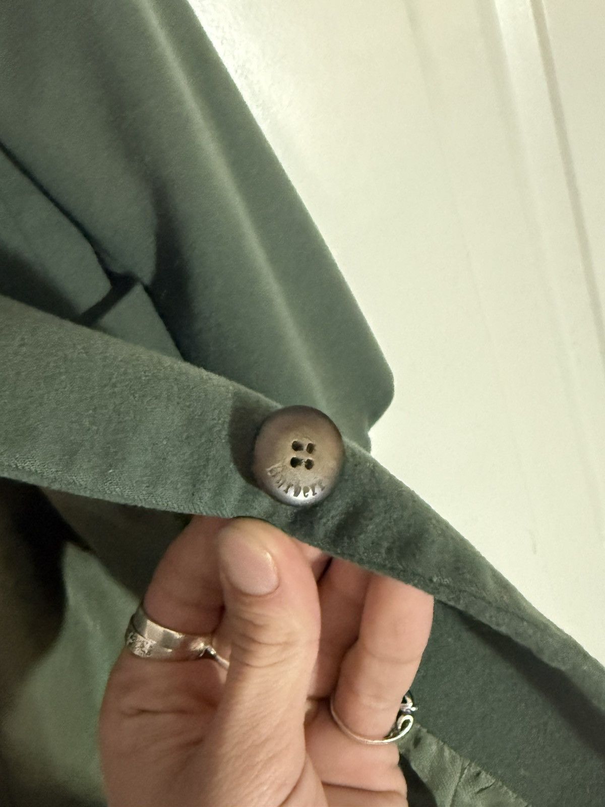 Burberry Burberry Green Blazer Coat Size 40R - 3 Thumbnail