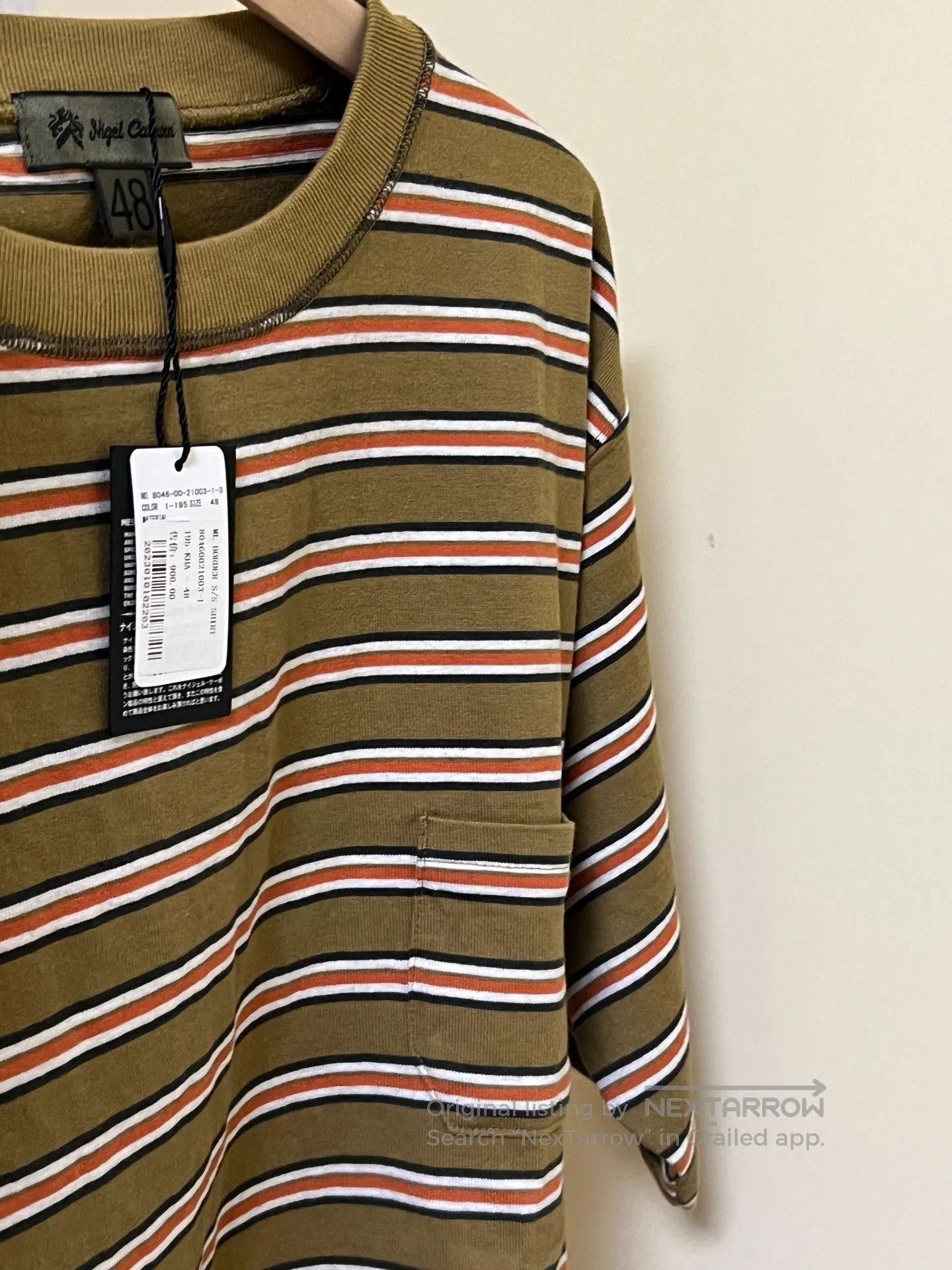 Nigel Cabourn Nigel Cabourn 9.5OZ Border Stripe T. Size US M / EU 48-50 / 2 - 6 Thumbnail