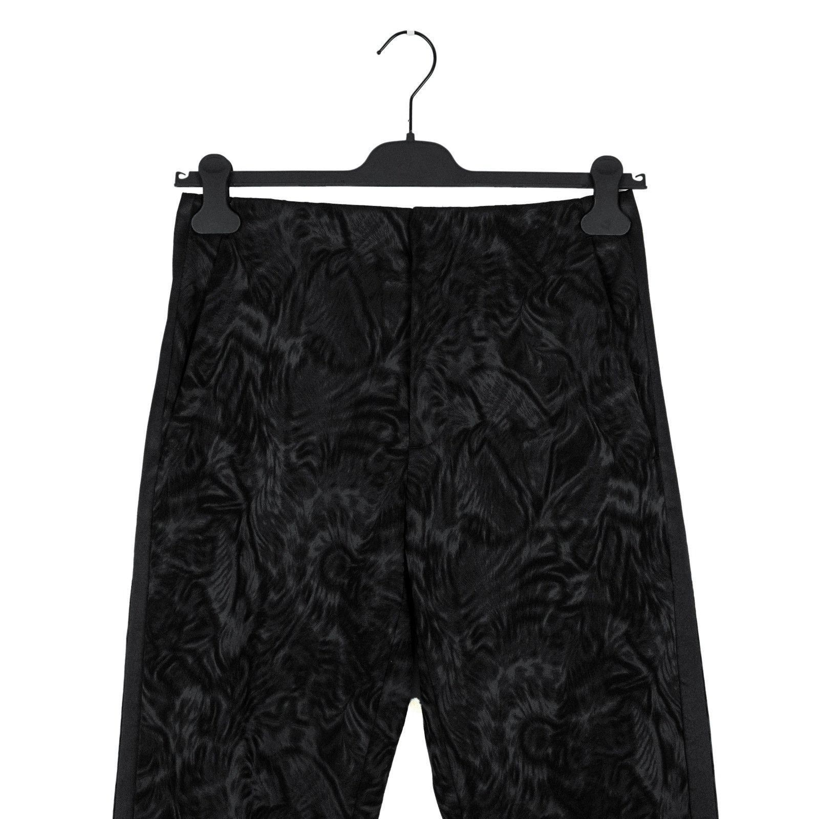 Dior Dior Black Textured Tailored Logo Button Trousers Pants Size 32" / US 10 / IT 46 - 2 Thumbnail