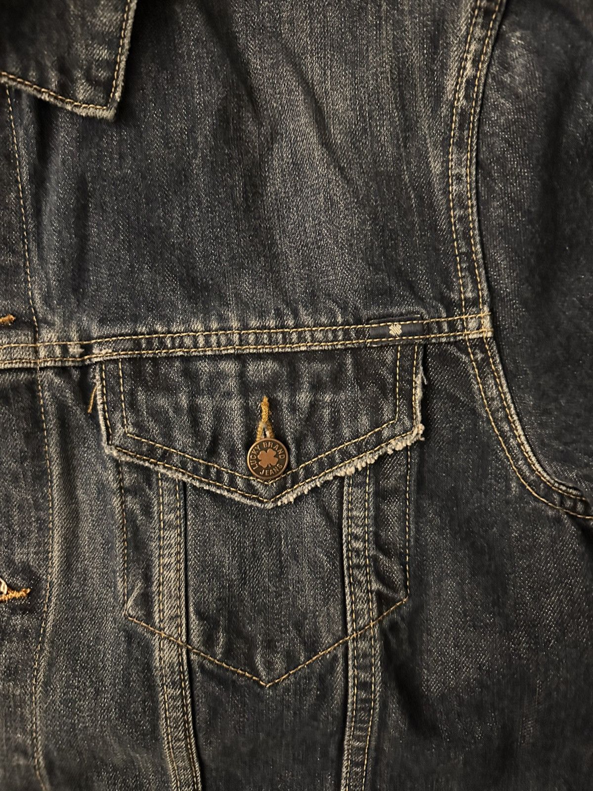 Lucky Brand Lucky Brand Denim Trucker Jacket Size US XL / EU 56 / 4 - 5 Thumbnail