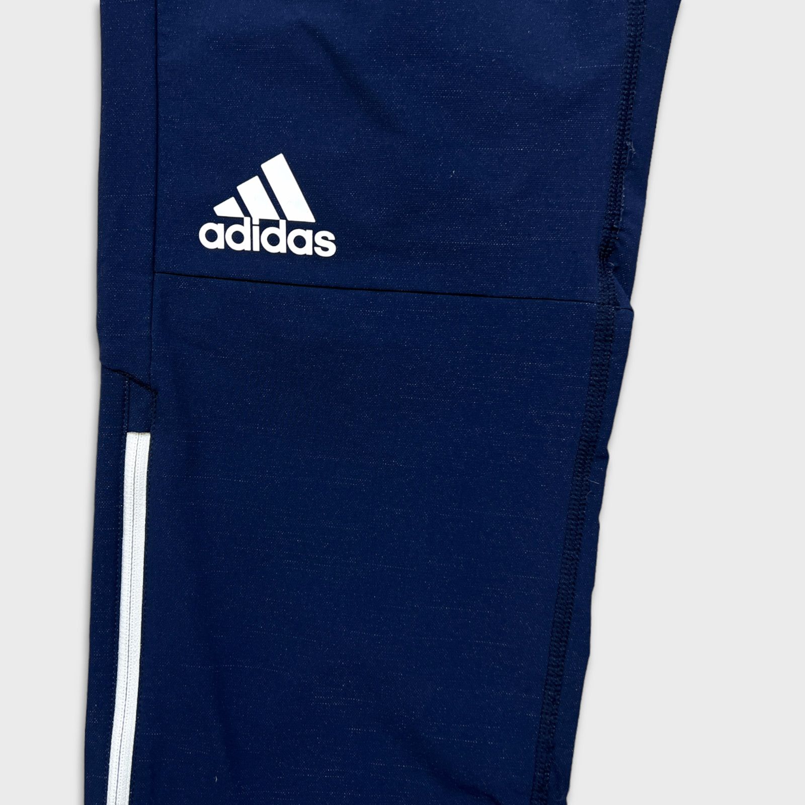 Adidas × Vintage Adidas Track Pants Small Stripes Spell Out Gym Sports Jogger Size US 26 / EU 42 - 3 Thumbnail