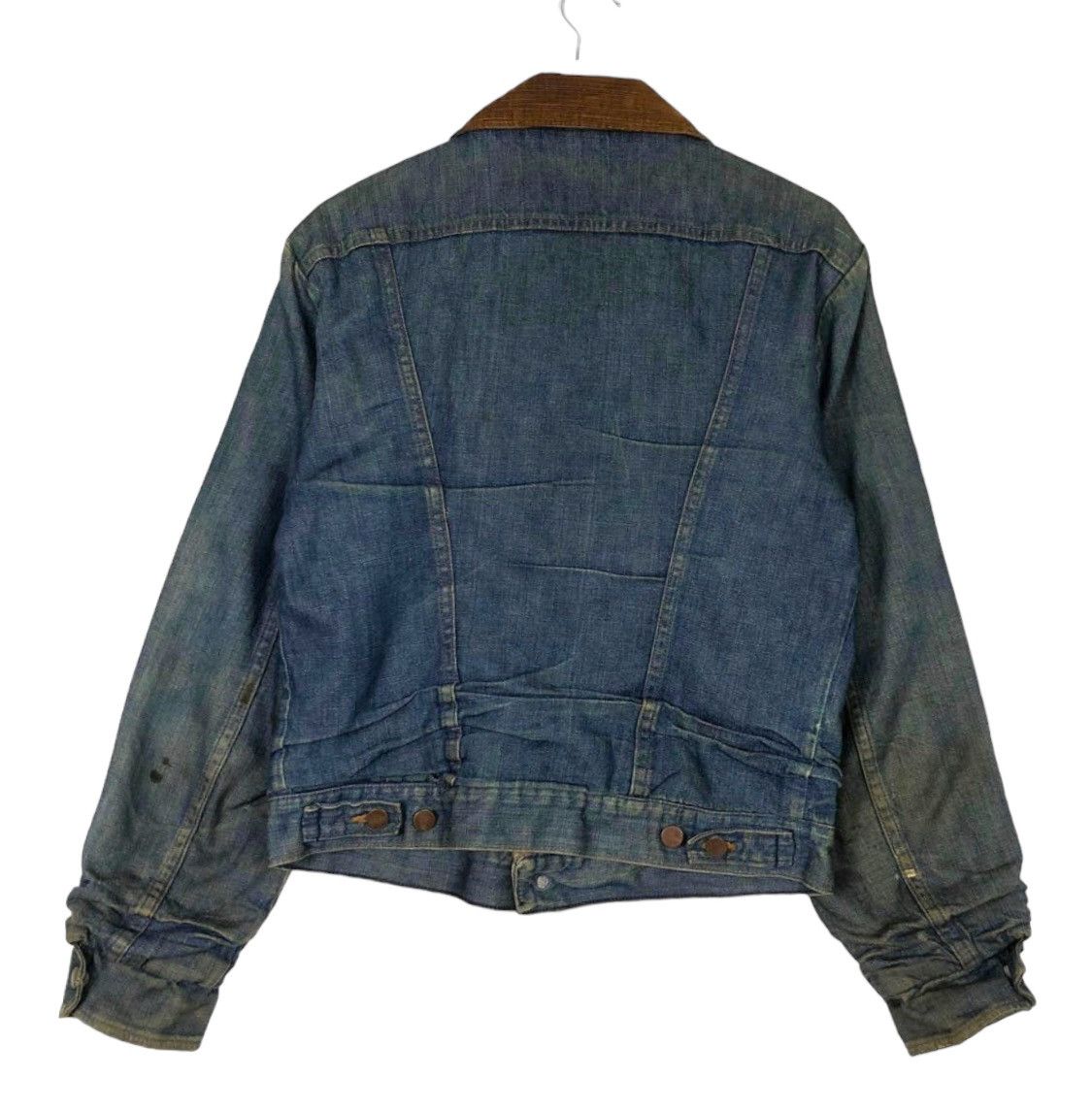 Vintage × Wrangler 💥60s WRANGLER USA DENIM SHERPA WORKER JACKET Size US M / EU 48-50 / 2 - 11 Thumbnail