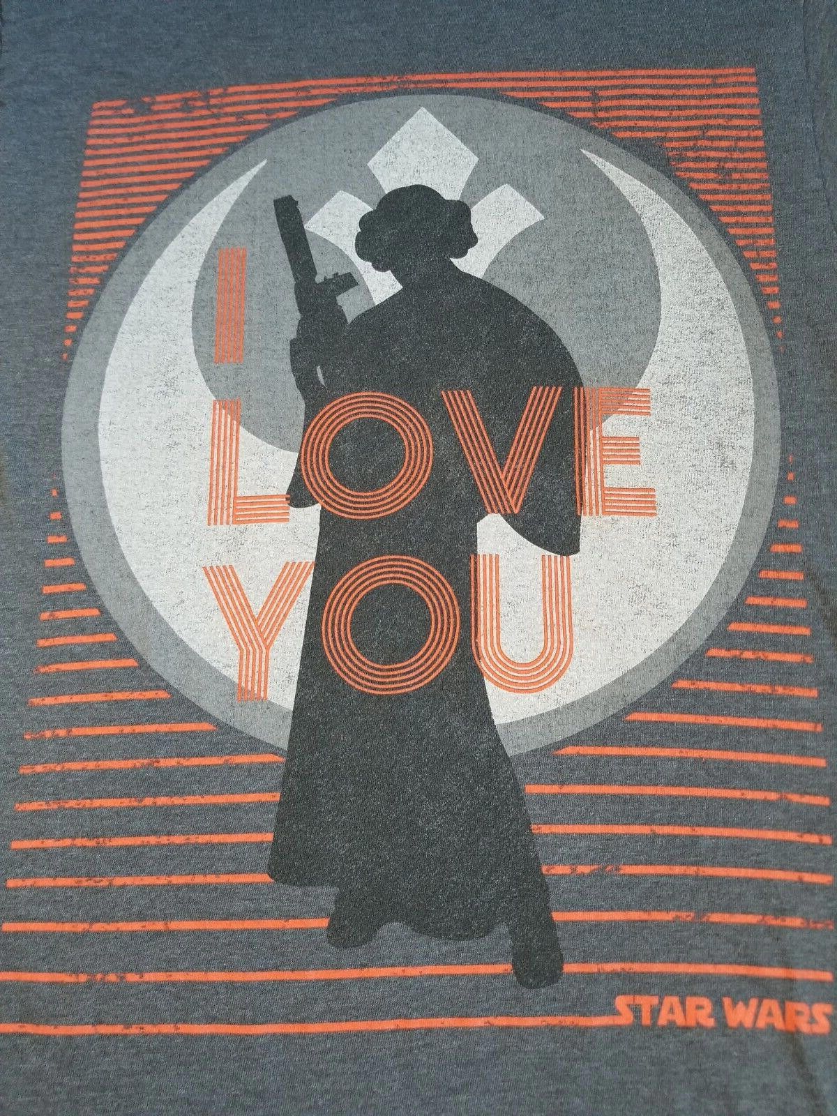 Disney Disney Parks Star Wars T-Shirt Princess Leia Gray Size Small Size ONE SIZE - 2 Thumbnail