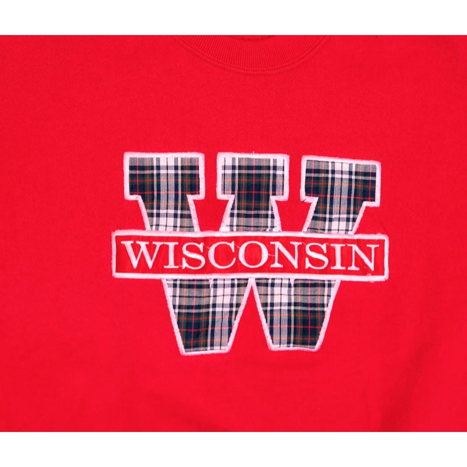 NCAA VINTAGE University of Wisconsin Badgers Sweatshirt Women XL Red Lee Sport Shirt Womens LG? Size XL / US 12-14 / IT 48-50 - 2 Thumbnail
