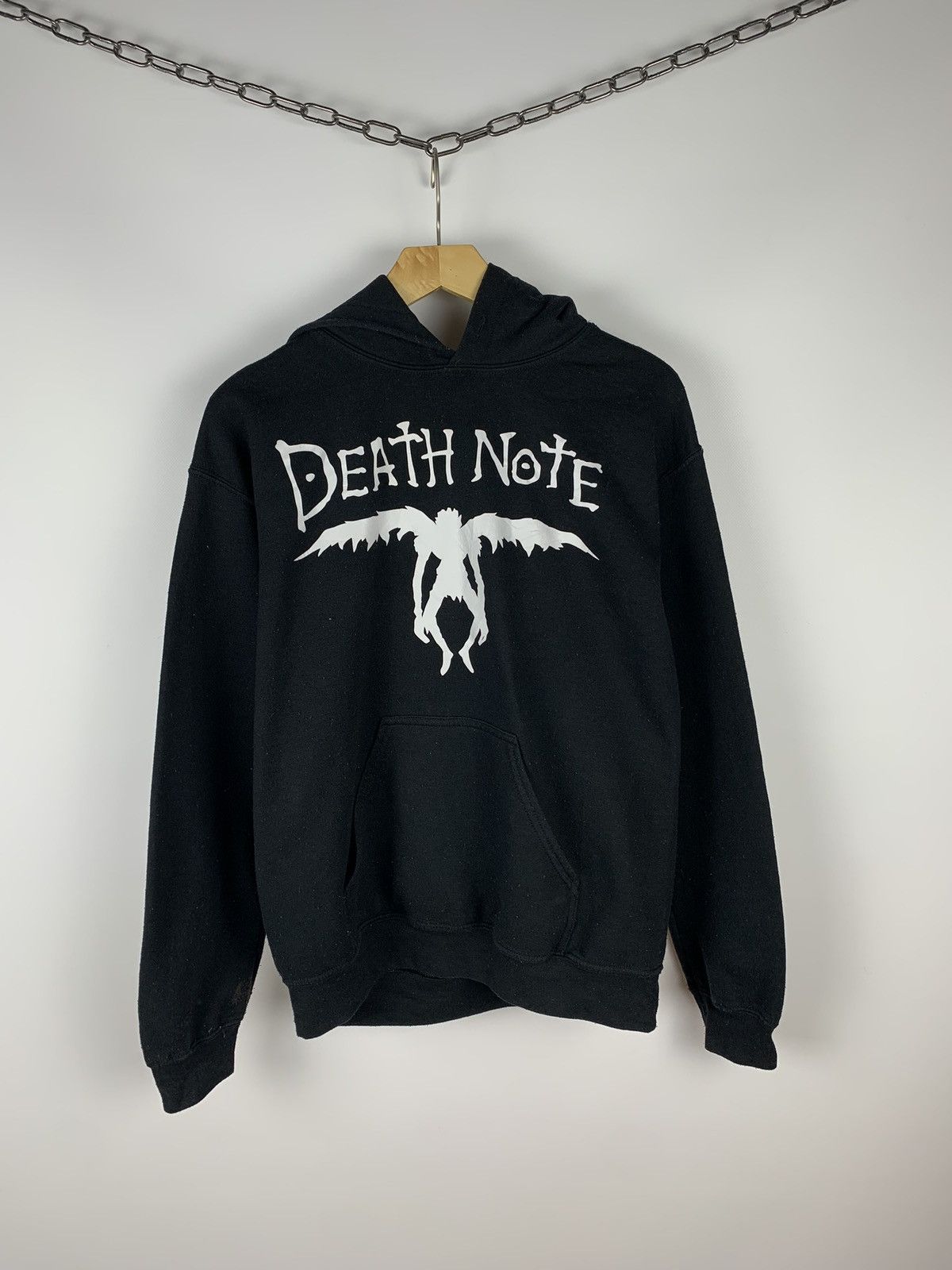 Anime Vintage Death Note Anime Movie Hoodie Men’s Size S Black Size US S / EU 44-46 / 1 - 1 Thumbnail