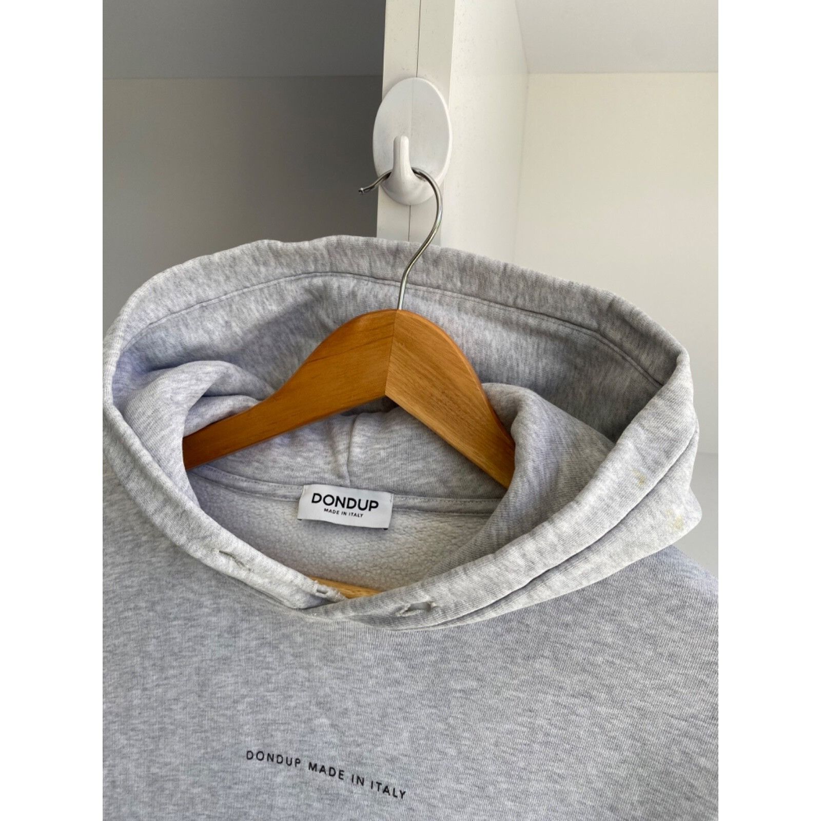 Dondup VTG Dondup Made in Italy Grey Luxury Grey Hoodie Size US M / EU 48-50 / 2 - 6 Thumbnail
