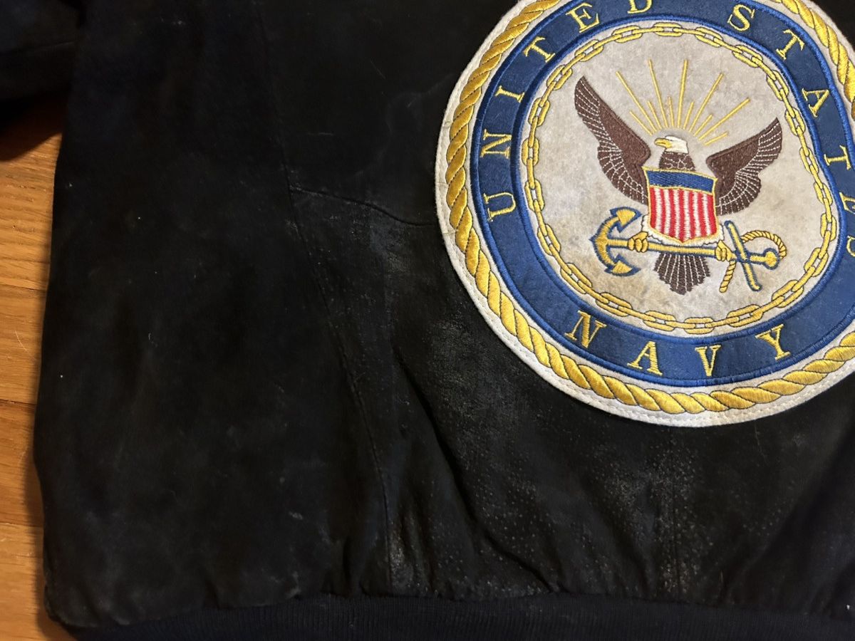 Other New Crew U.S. Navy Leather Patch Coat Jacket Mens Medium Size US M / EU 48-50 / 2 - 3 Thumbnail