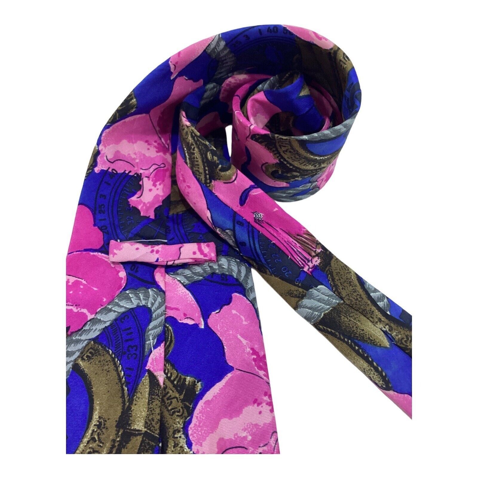 Gianfranco Ferre GIANFRANCO FERRE Blue Flower Print Luxury Silk Tie Made In I Size ONE SIZE - 3 Thumbnail