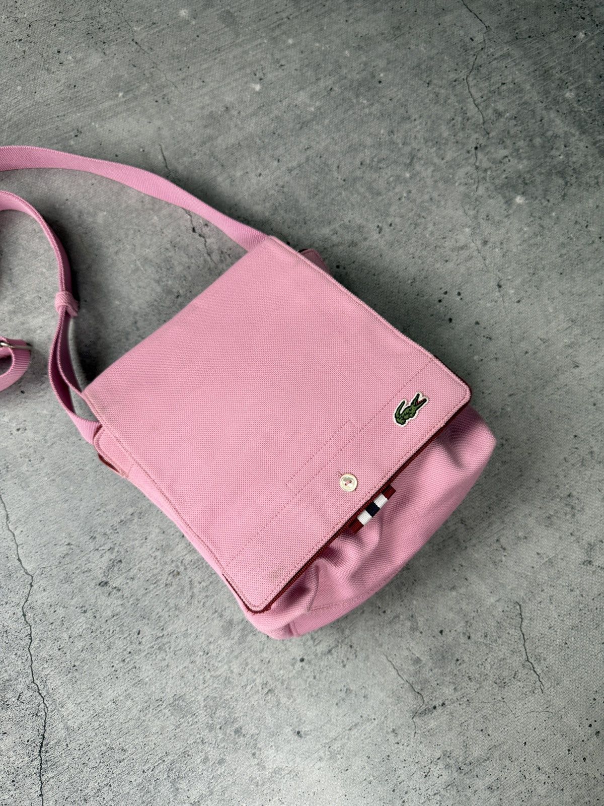 Lacoste Vintage Lacoste Crossbody Bag Pink Size ONE SIZE - 1 Thumbnail