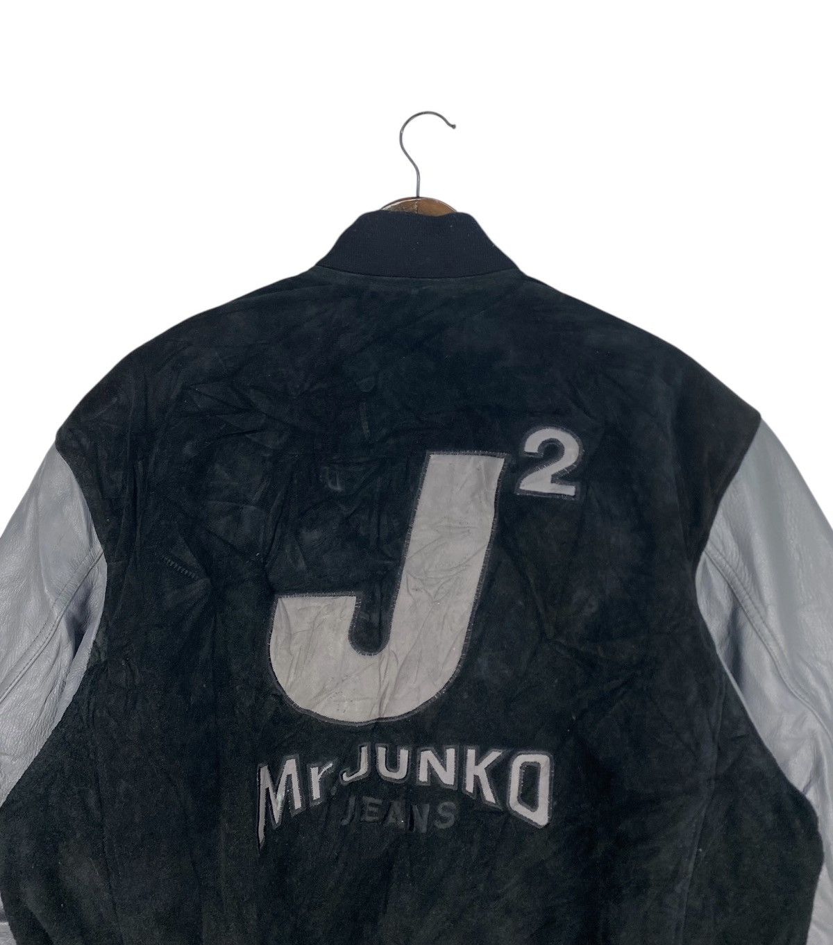 Mr. Junko Mr.JUNKO COW LEATHER VARSITY JACKET Size US M / EU 48-50 / 2 - 6 Thumbnail