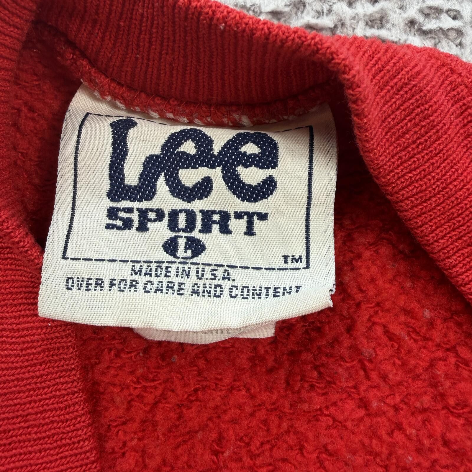 Lee Vintage 90s Chicago Blackhawks Crewneck Sweatshirt Lee Sport Size US L / EU 52-54 / 3 - 4 Thumbnail