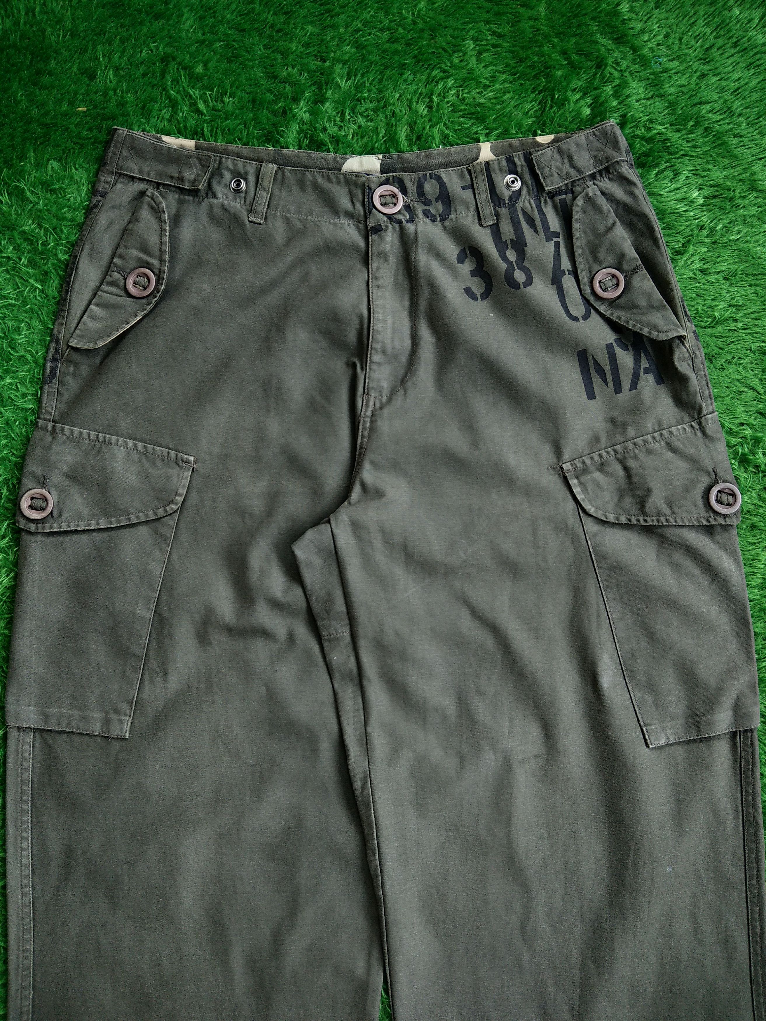 Akademiks × If Six Was Nine 🔥RARE🔥 Y2k Akademiks Stadium Division Trousers Cargo Pants Size US 34 / EU 50 - 3 Thumbnail