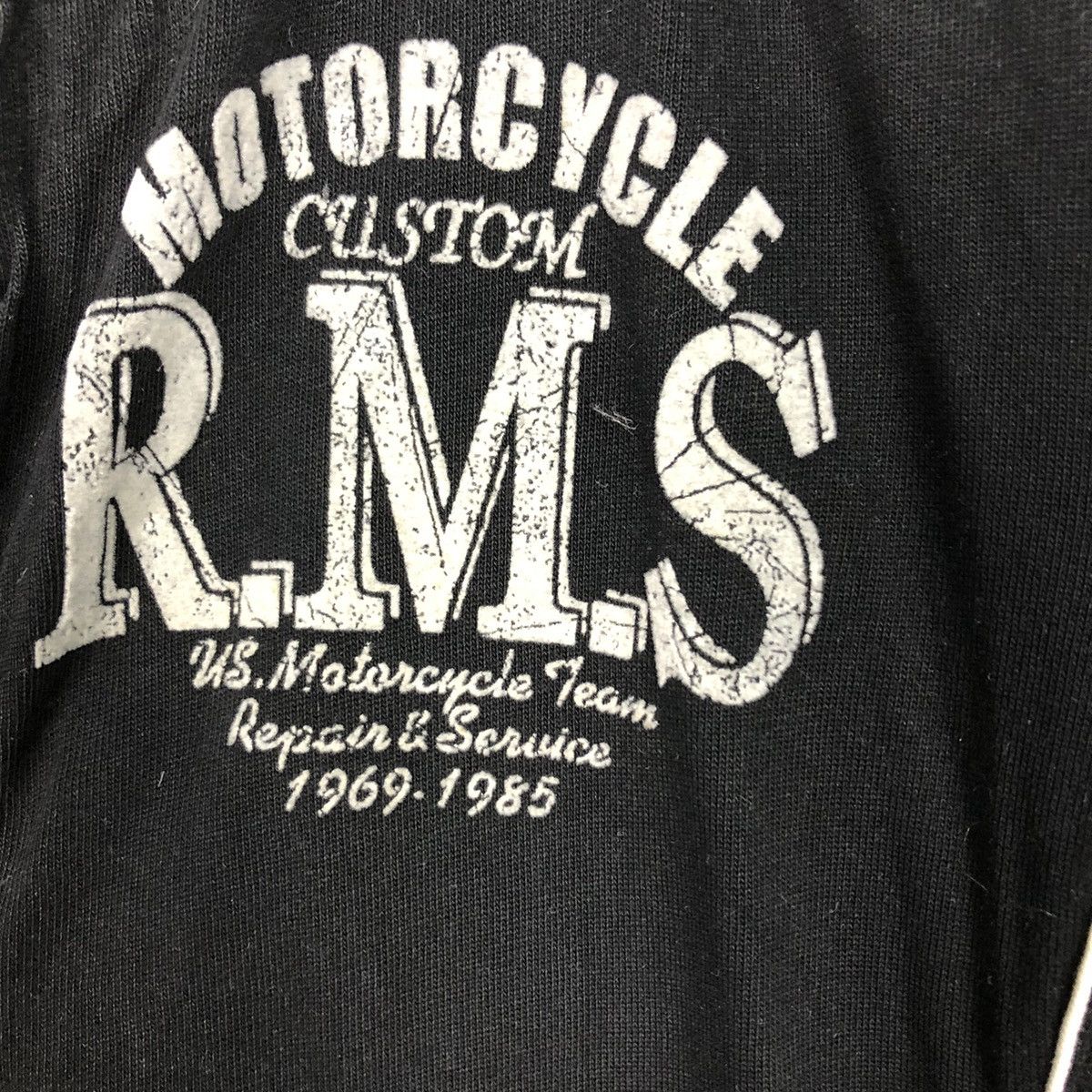 Japanese Brand Vintage R Spirit Motorcycle Graphic Zip Hoodie Black Size US L / EU 52-54 / 3 - 19 Thumbnail