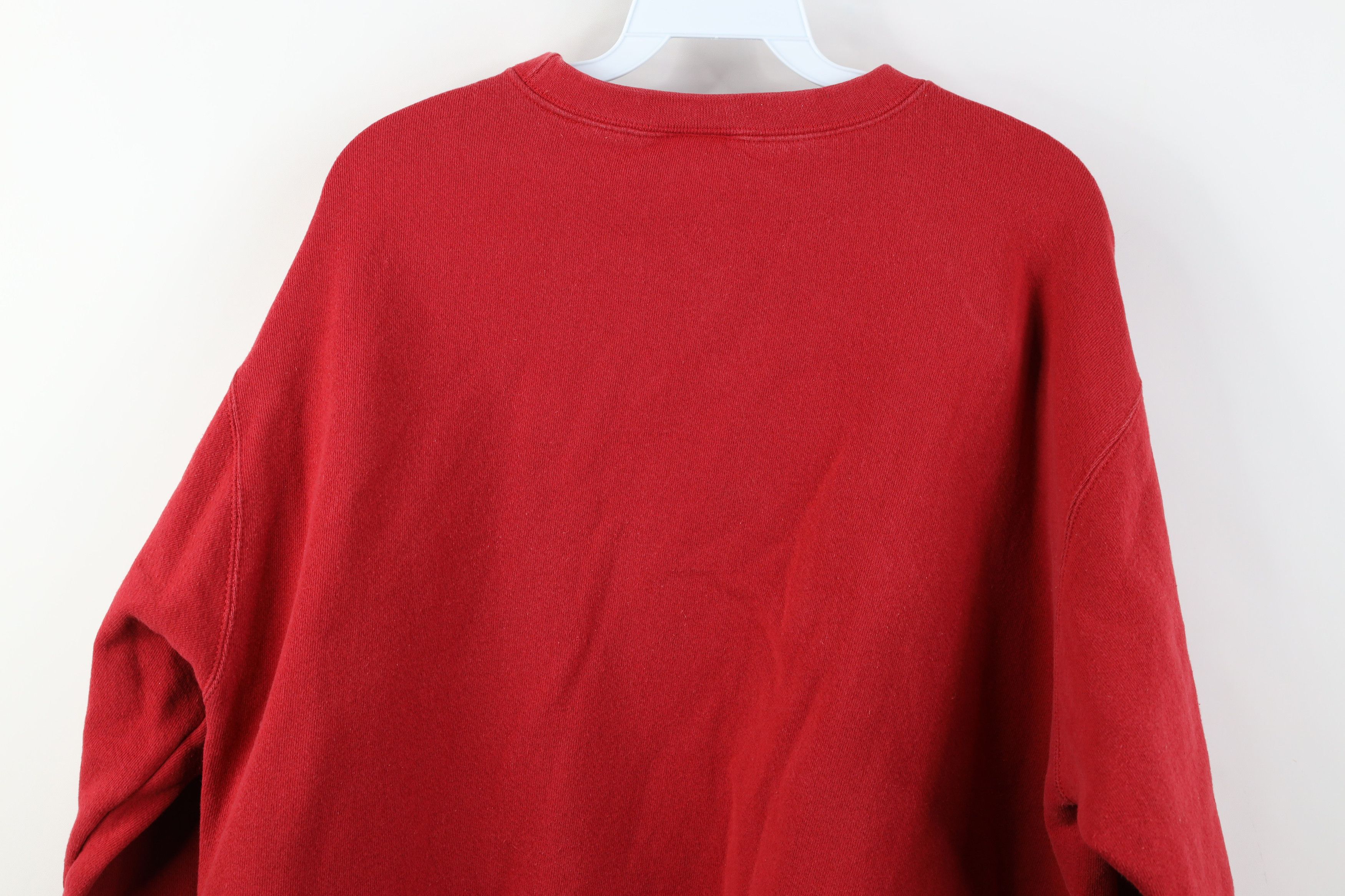 Nike Vintage 90s Nike Mini Swoosh Heavy Crewneck Sweatshirt USA Size US L / EU 52-54 / 3 - 12 Thumbnail