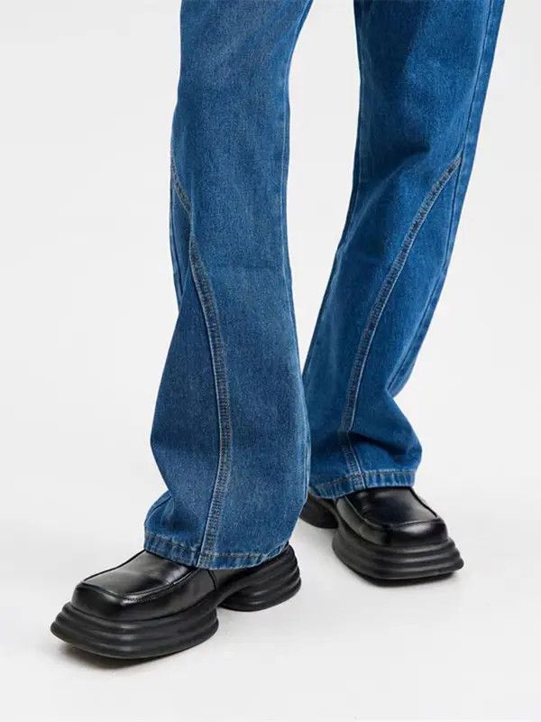 Japanese Brand VIBE Harajuku original micro-flare floor-length jeans Size US 31 - 5 Thumbnail