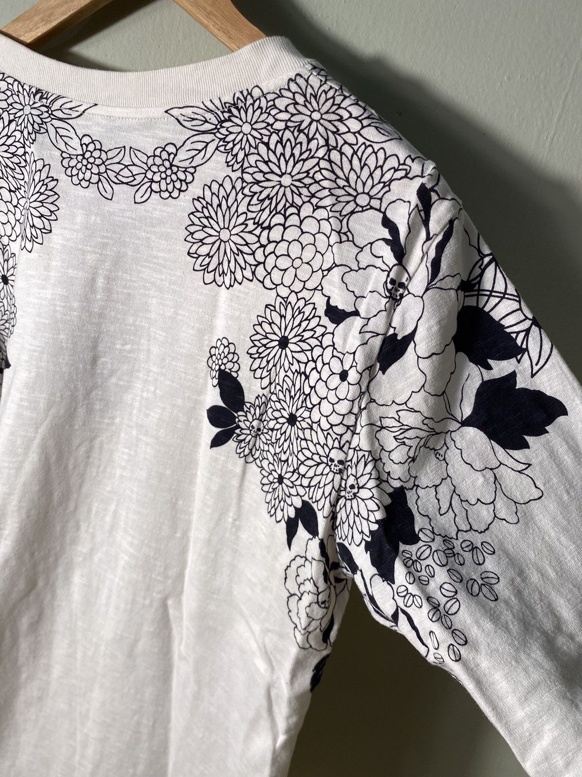 Japanese Brand Japanese Long Sleeve Sukajan Skull Flower Size US M / EU 48-50 / 2 - 11 Thumbnail