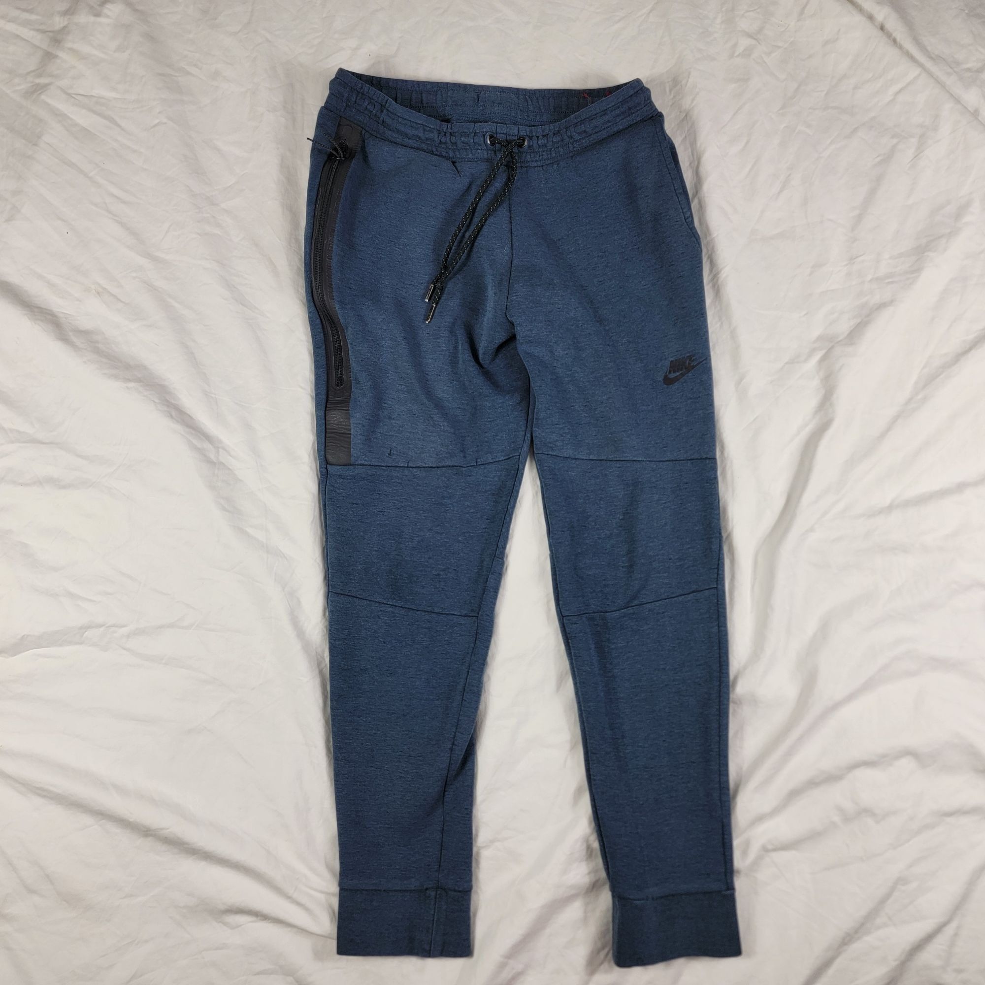 Nike Tech Fleece Mens Medium Blue Sweat Pants Joggers Casual