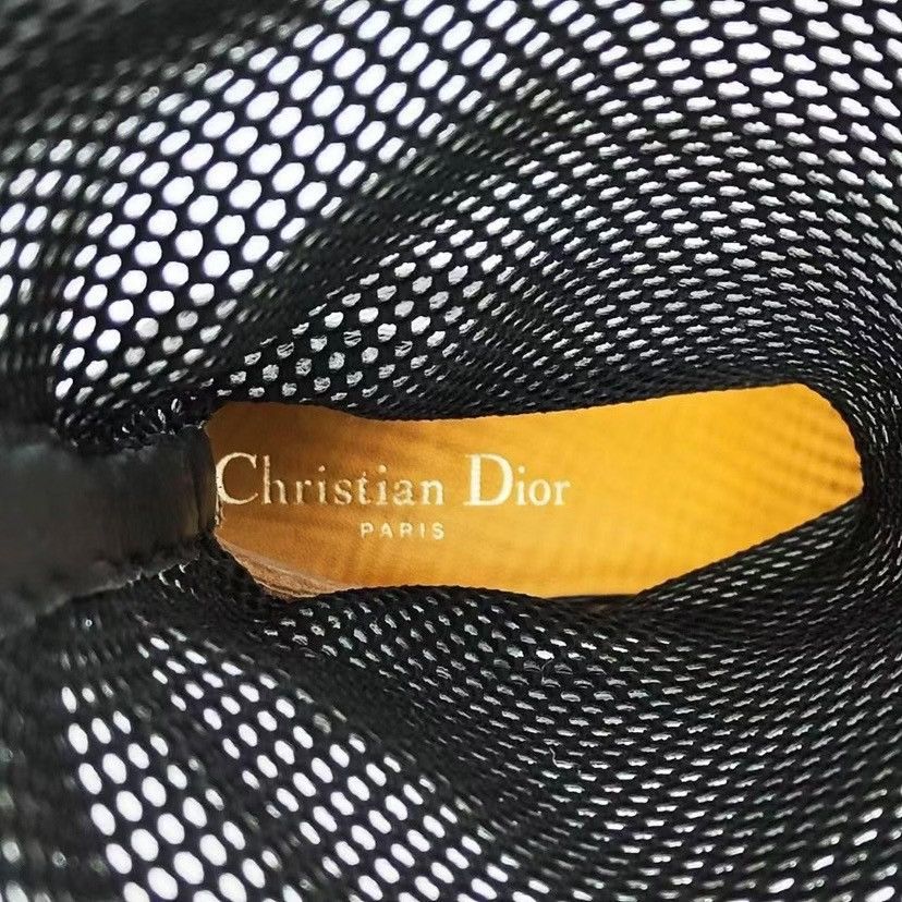 Dior Christian Dior Empreinte mesh and leather boots Size US 6 / IT 36 - 6 Thumbnail