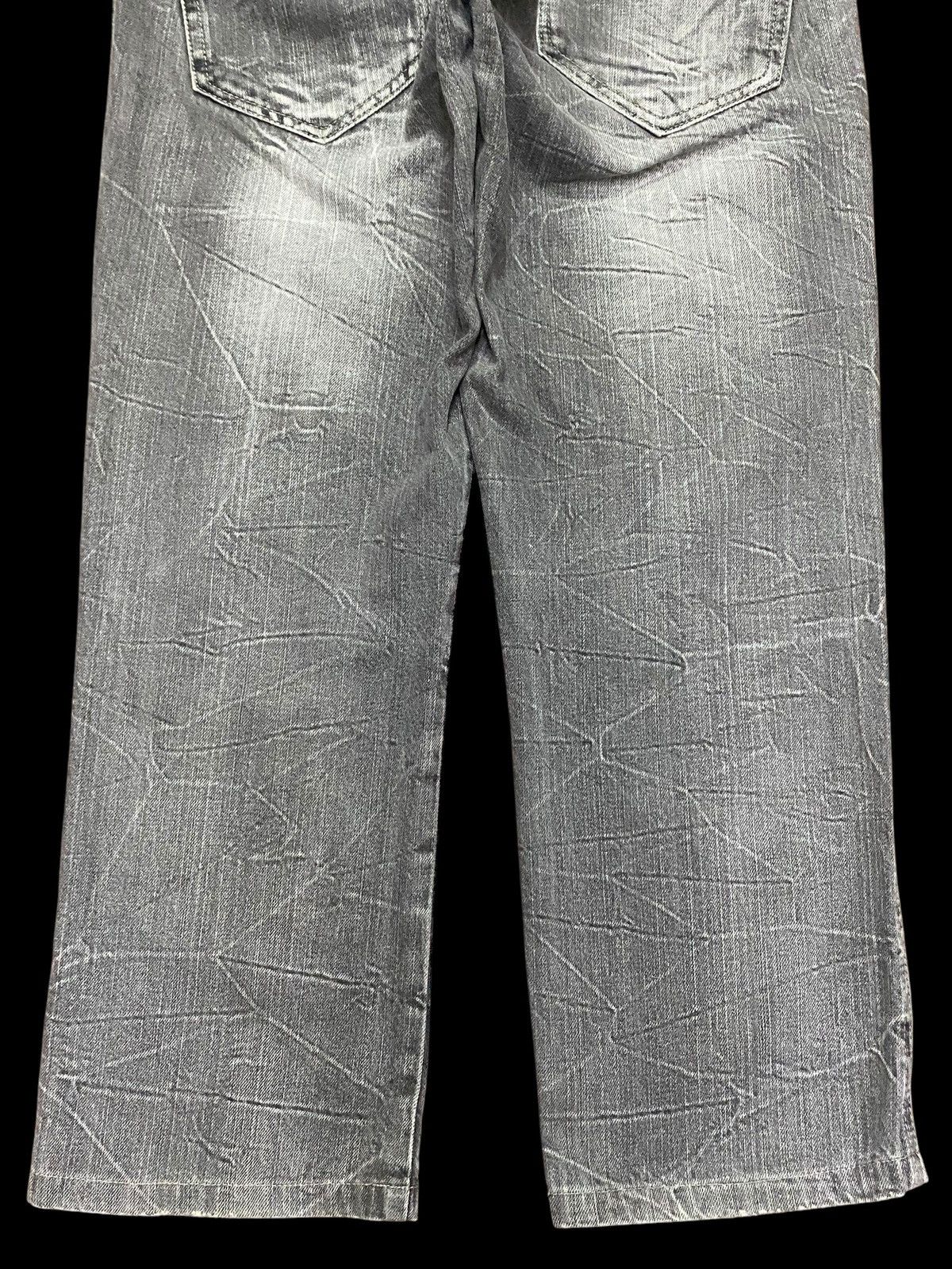 Japanese Brand Vintage Japan Brand Dominate Skull Bones Faded Loose Jeans Size US 32 / EU 48 - 6 Thumbnail