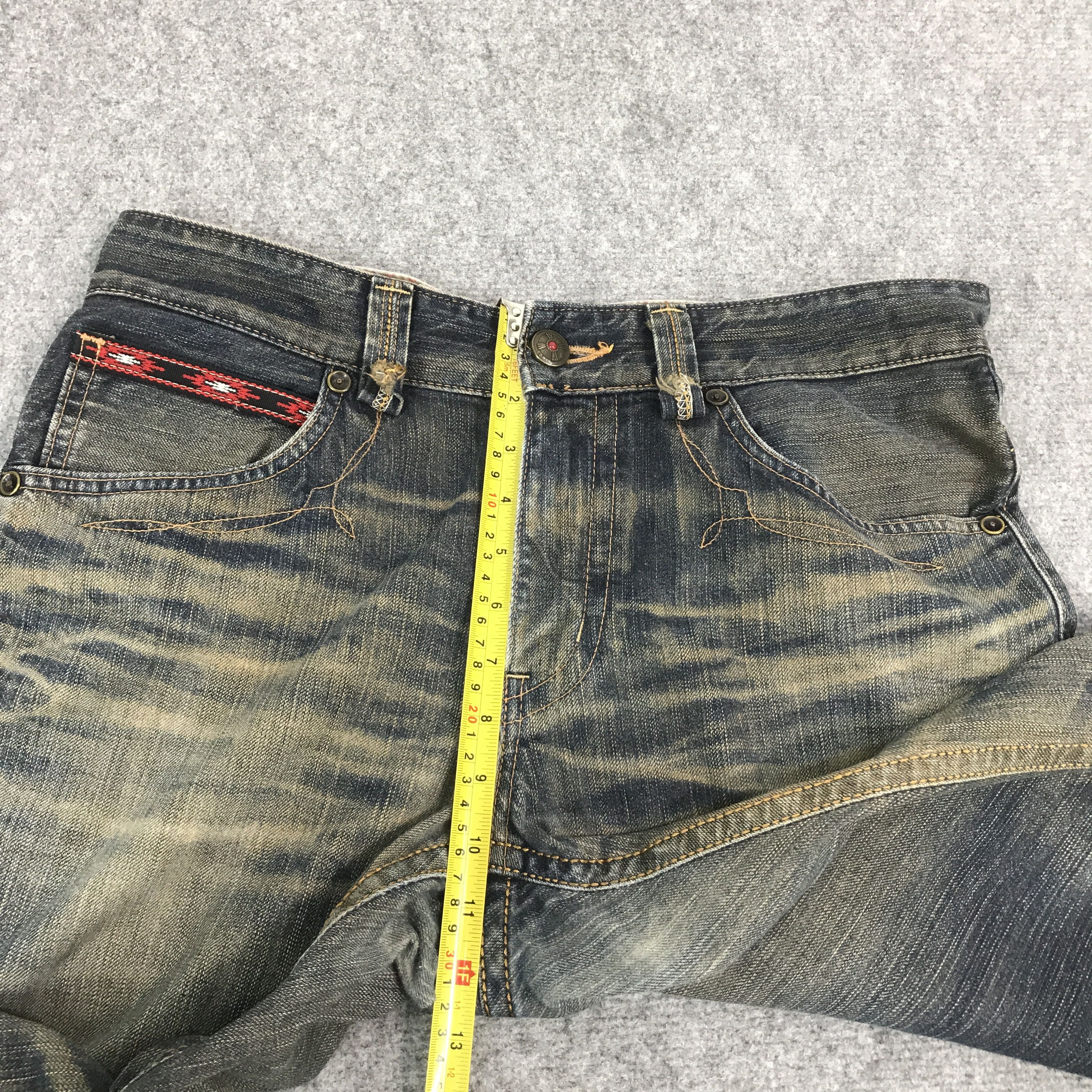 Designer × Edwin × Japanese Brand BAGGY EDWIN JAPAN RUSTY DENIM JEANS Size US 32 / EU 48 - 10 Thumbnail