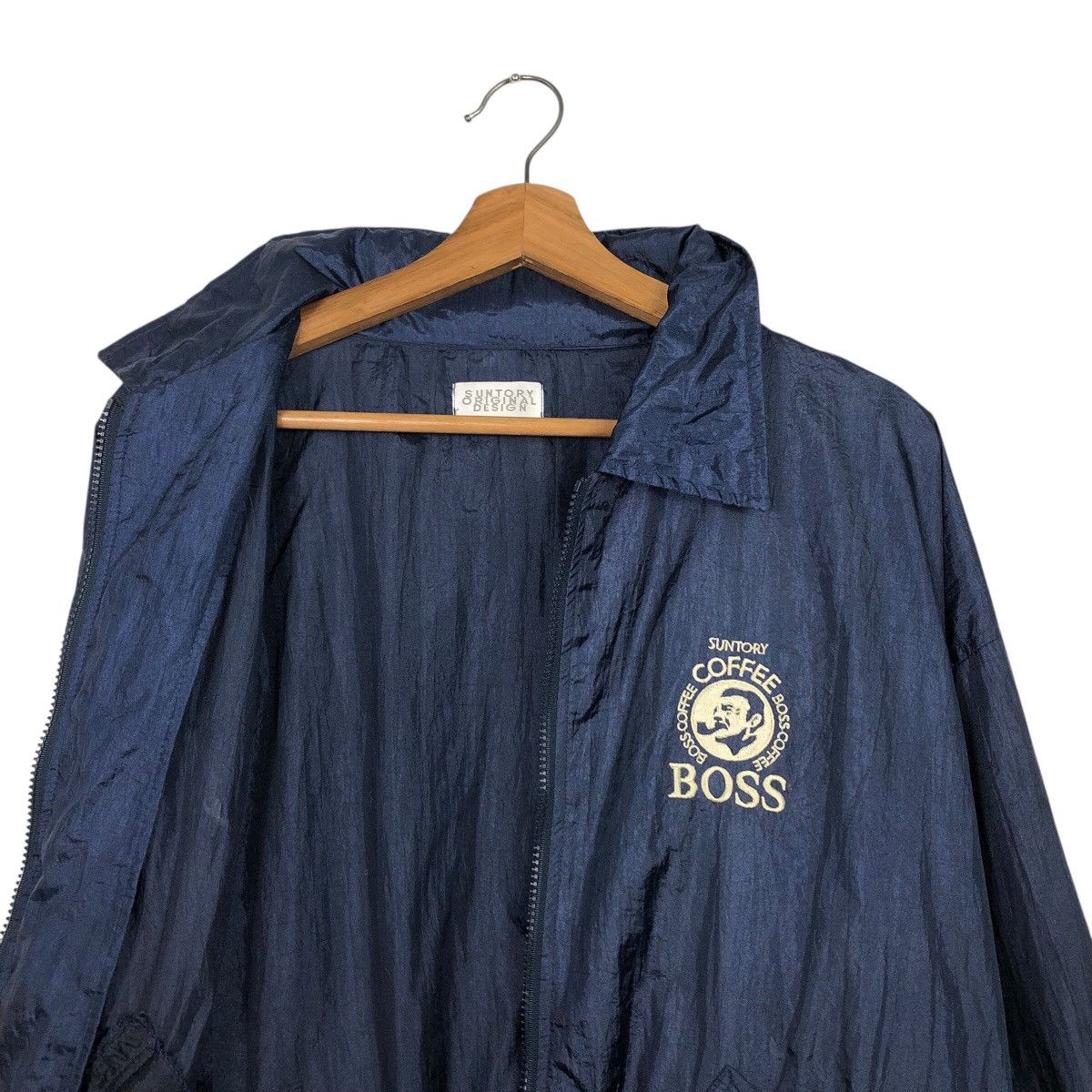 Japanese Brand 📌Vintage Bomber Jacket Nylon Suntory Coffee Issey Miyake Size US M / EU 48-50 / 2 - 14 Thumbnail