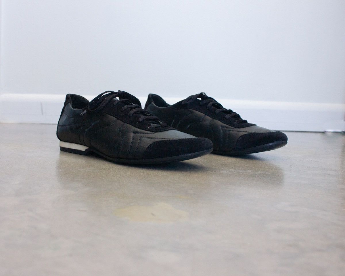 Salvatore Ferragamo Salvatore Ferragamo Men’s Black Suede Sneaker Shoes SZ:11.5 Size US 11.5 / EU 44-45 - 4 Thumbnail