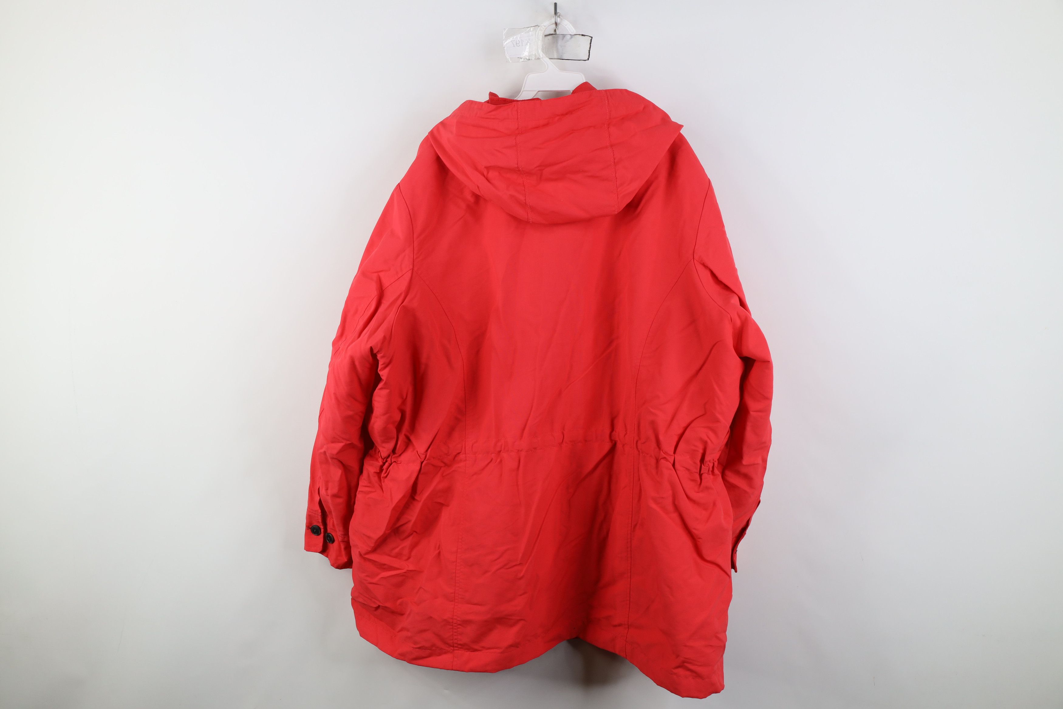 Lands' End Vintage Y2K Lands End Hooded Windbreaker Rain Jacket Coat Size 3XL / US 20-22 - 14 Thumbnail