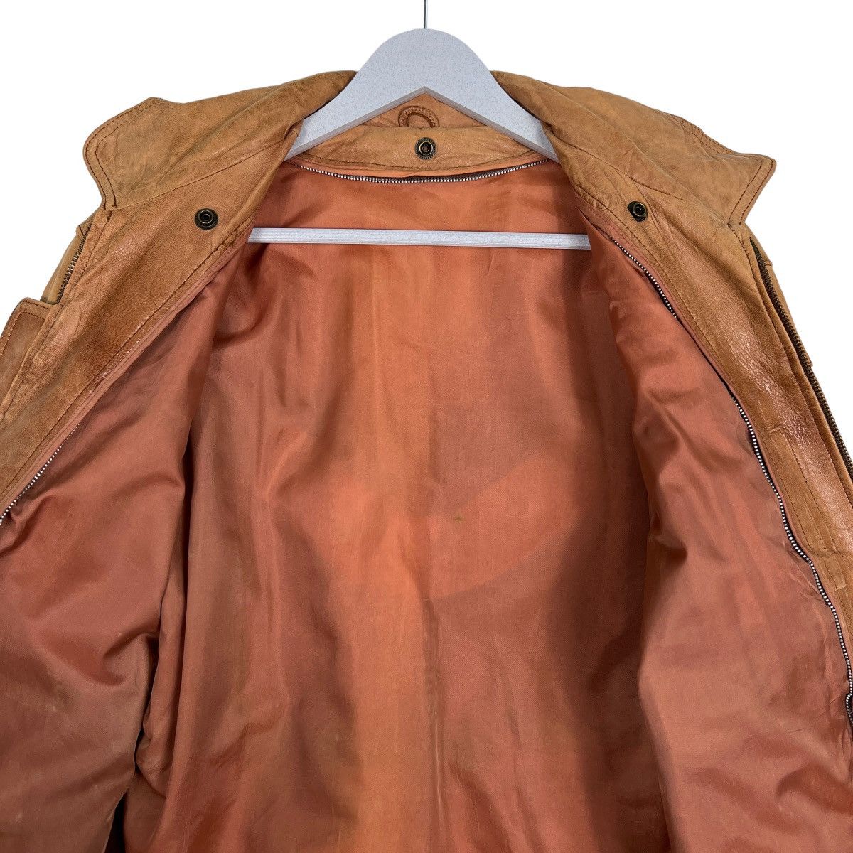 Japanese Brand 🔥 70s VINTAGE LEATHER JACKET Size US M / EU 48-50 / 2 - 12 Thumbnail