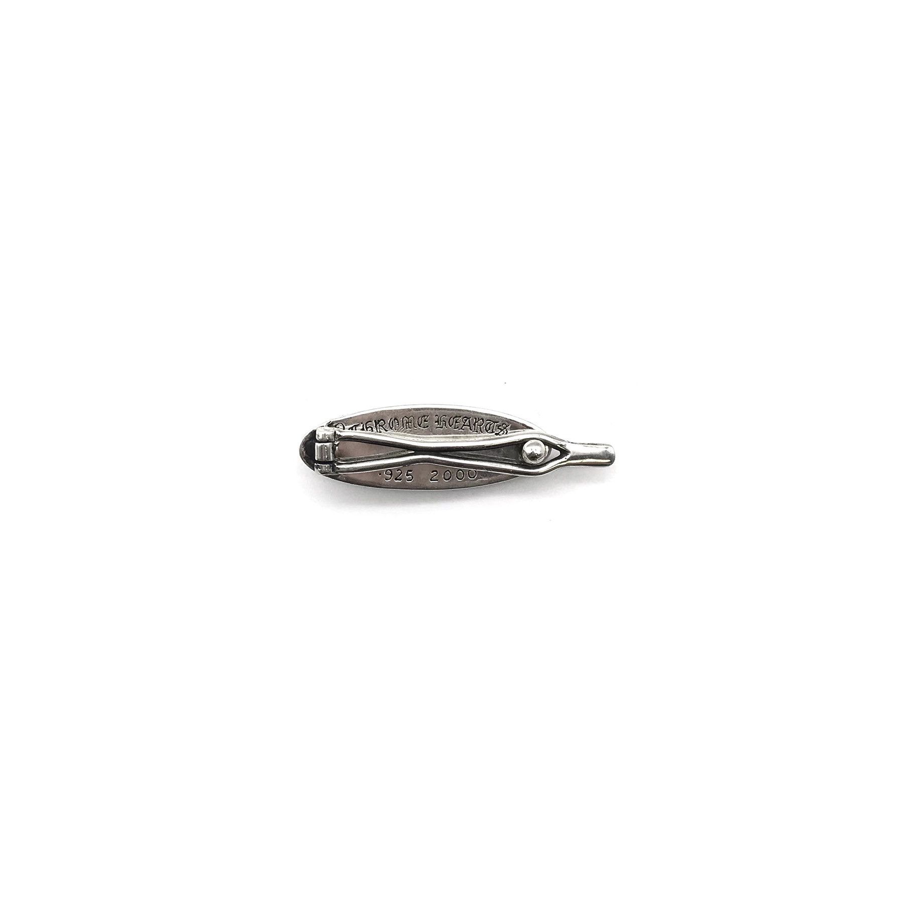 Chrome Hearts Chrome Hearts Silver Floral Cross Hair Clip Size ONE SIZE - 3 Thumbnail
